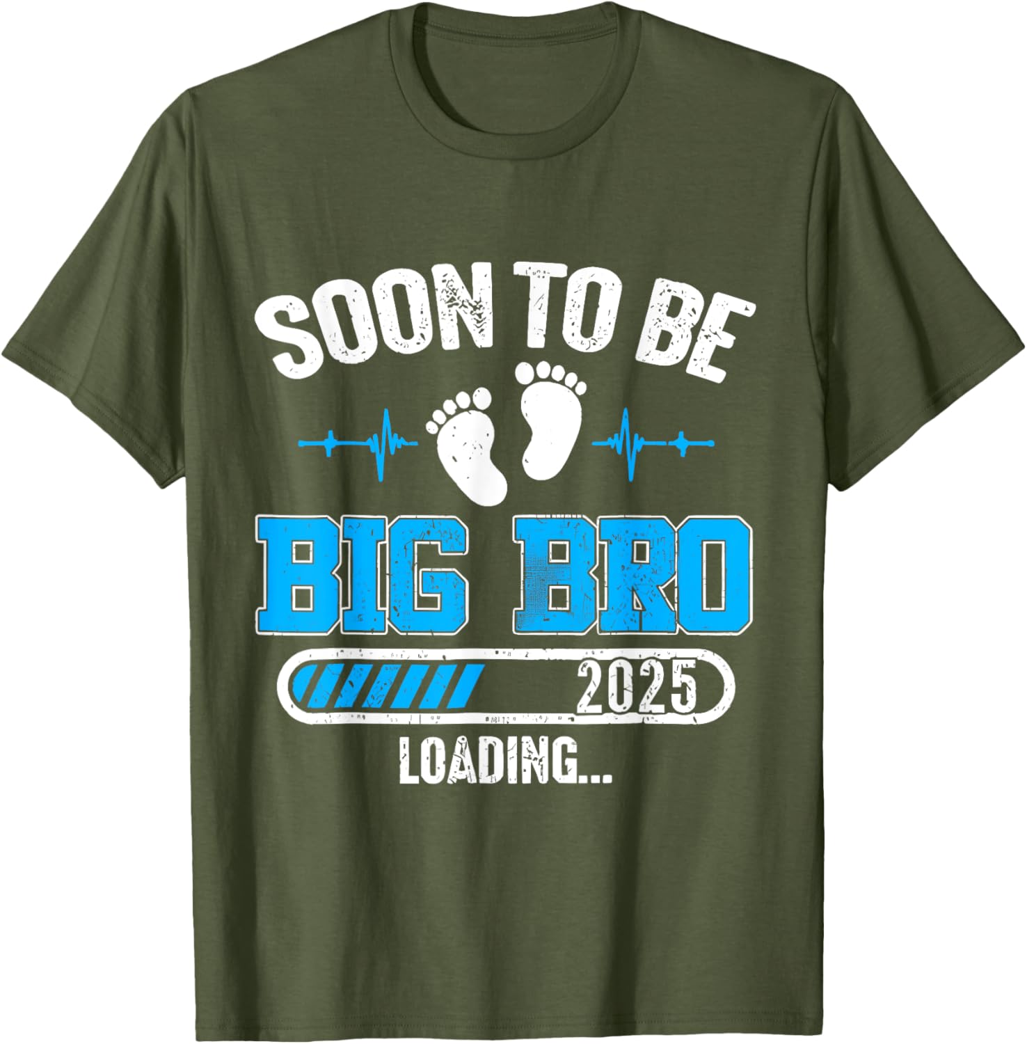 Soon To Be Big Brother 2025 Loading Pregnancy Announcement T-Shirt - 7