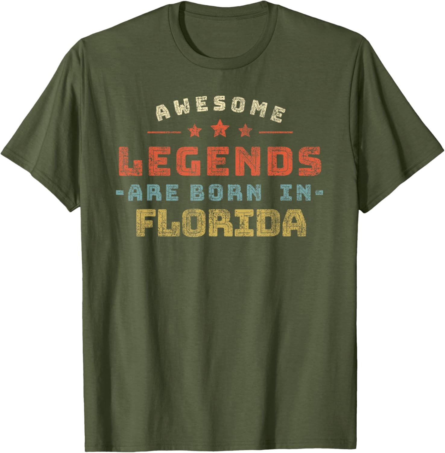 Vintage Florida Birthday T-Shirt for Men and Women - Unique Gift Idea - 4