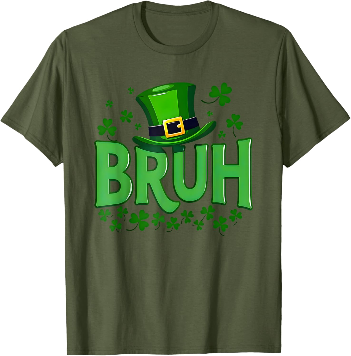 Cool Bruh Dabbing Shamrock T-Shirt for St Patricks Day Teens and Kids - 13
