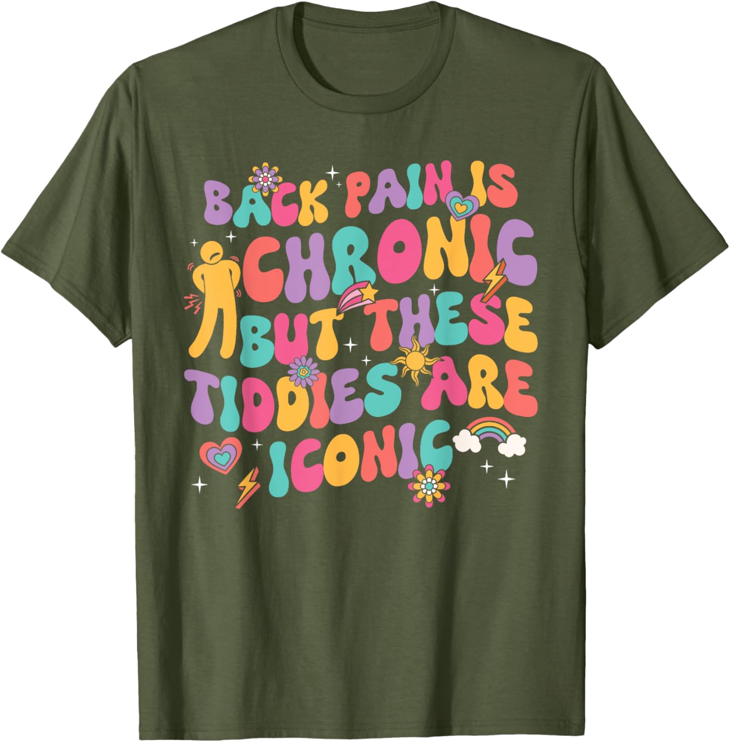 Chronic Back Pain T-Shirt with Iconic Design for Comfort and Style - 3