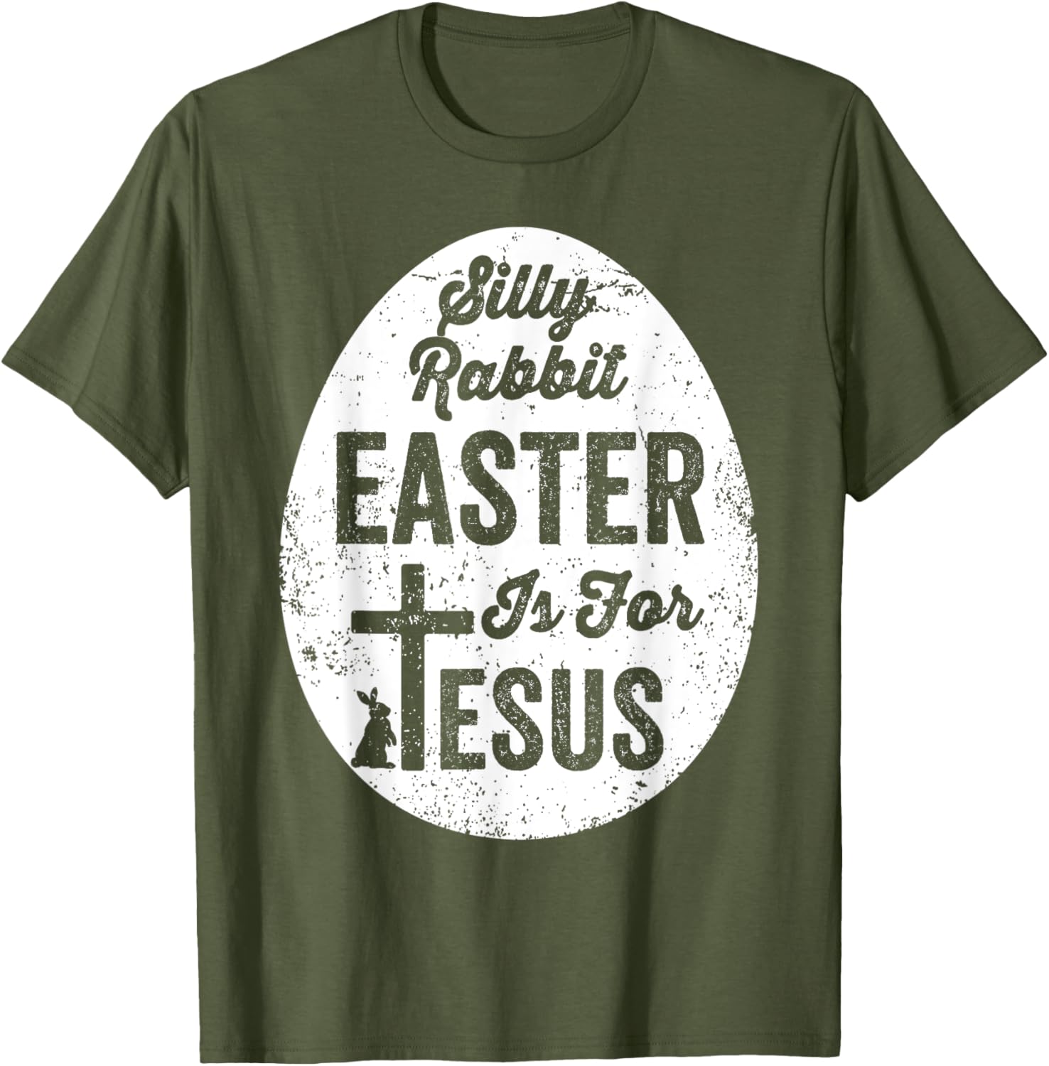 Silly Rabbit Easter is for Jesus Christian T-Shirt for Fun Celebrations - 17