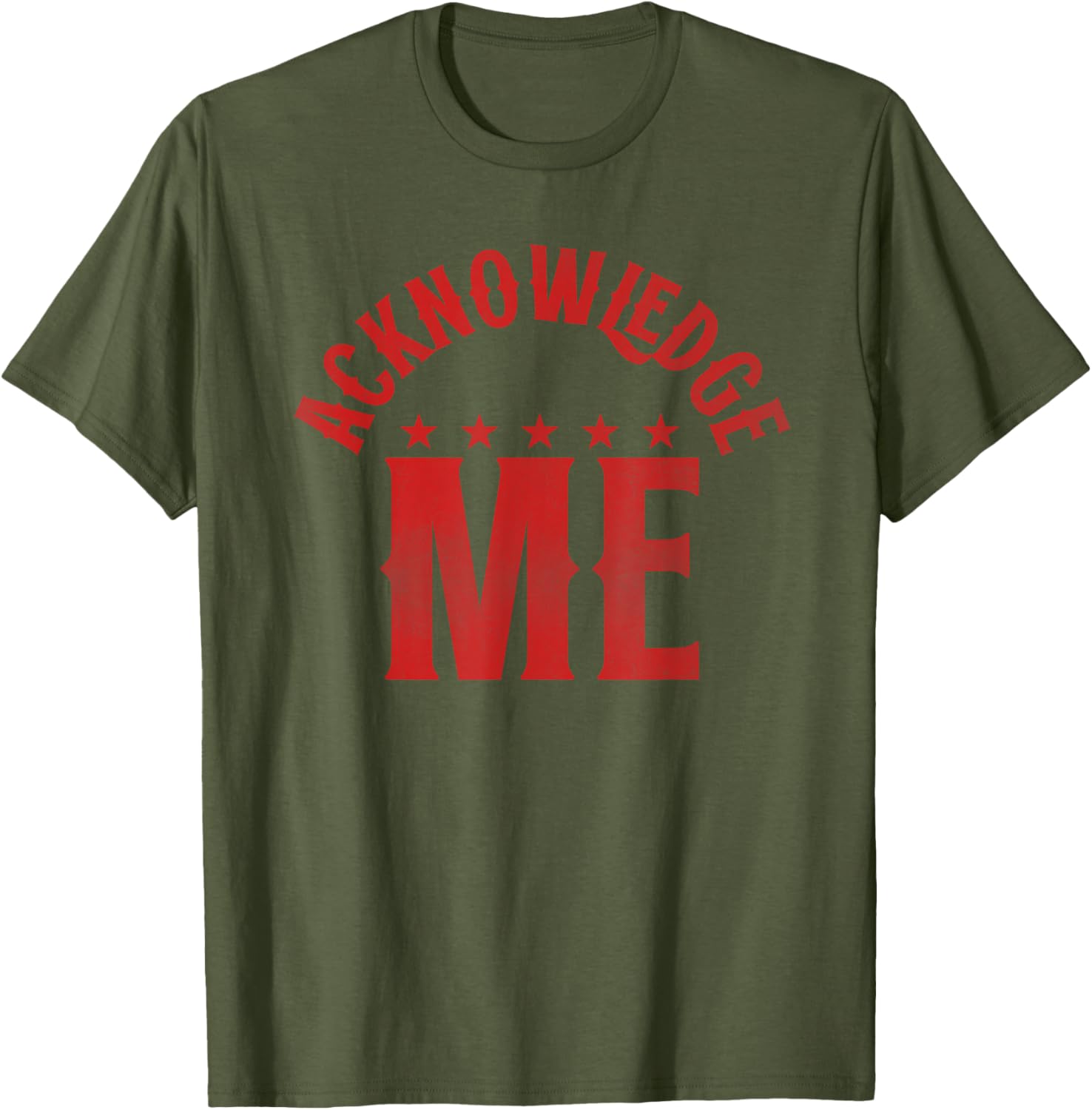 Acknowledge Me Retro Vintage Sports Competition T-Shirt for All Seasons - 23