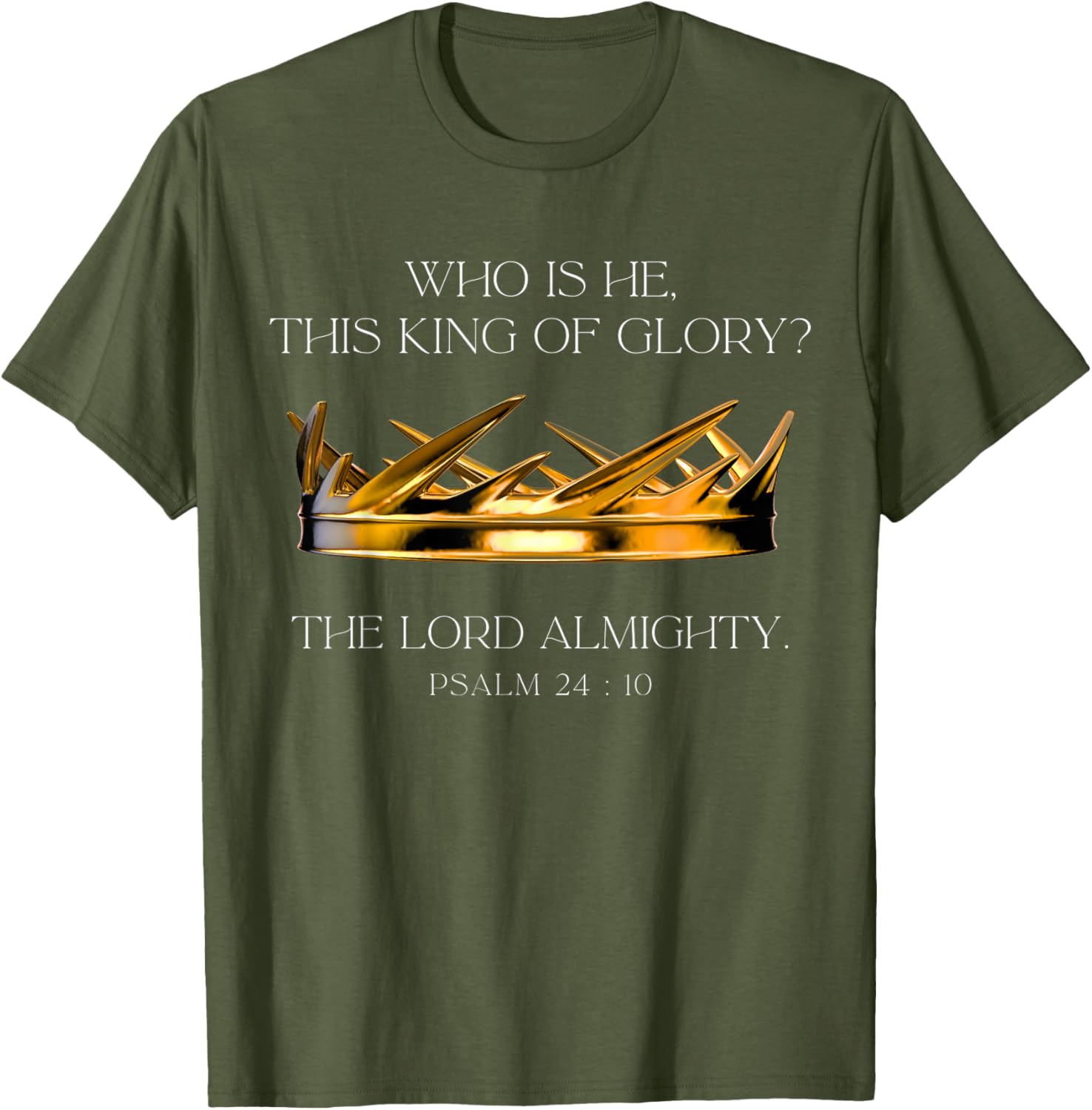 Who Is He This King Of Glory T-Shirt for Faith and Inspiration Fans - 14