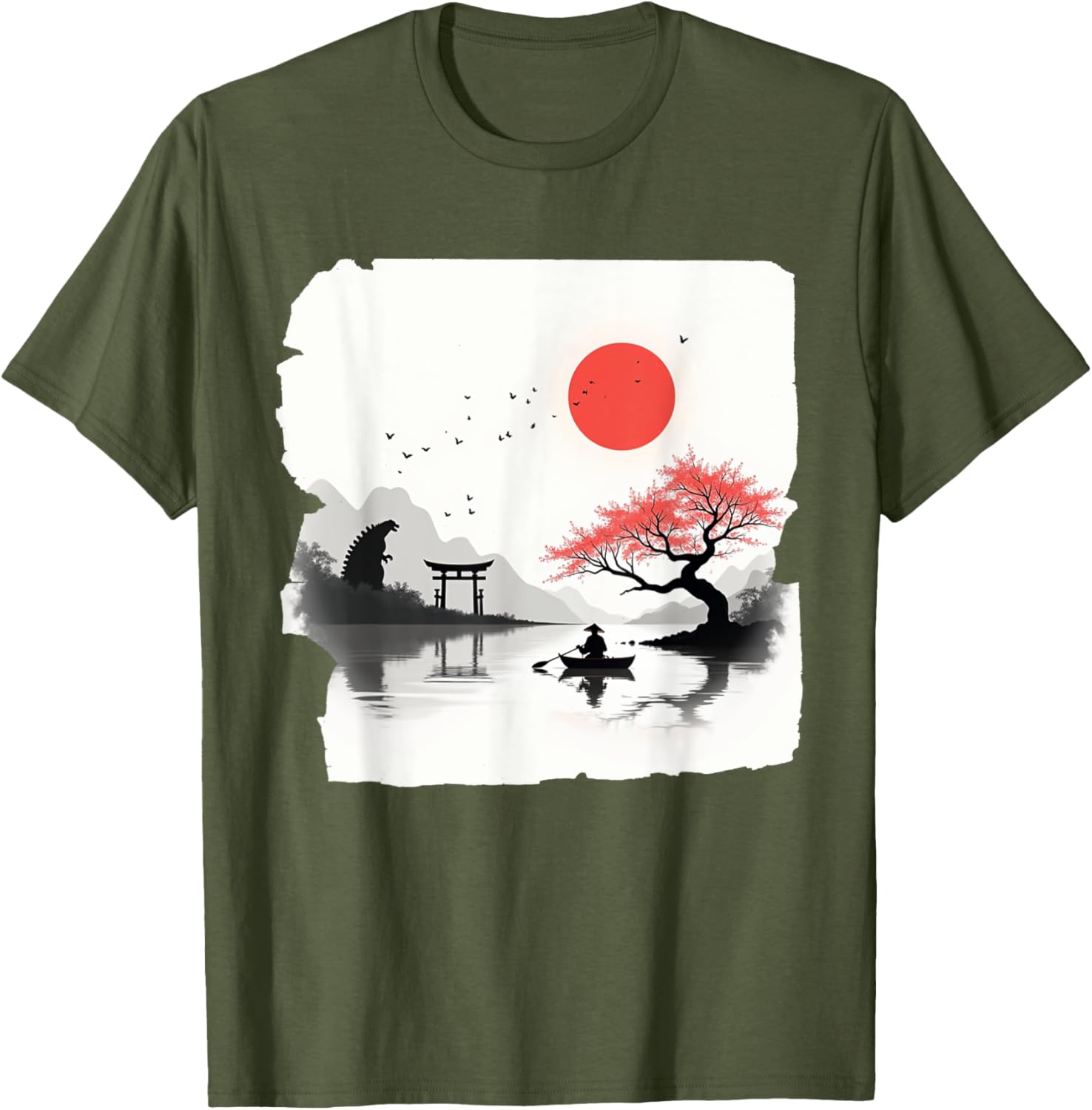 Retro Vintage Japanese Kaiju Art T-Shirt for Unique Style Lovers - 3