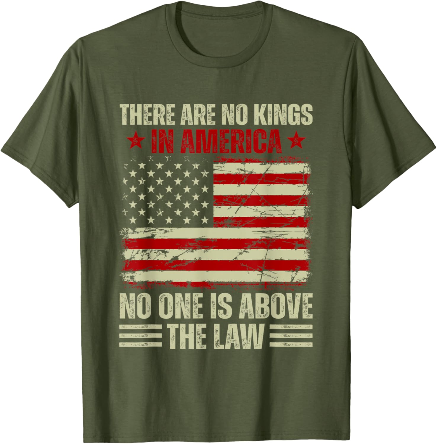 There Are No Kings In America T-Shirt - Stand For Justice and Equality - 5