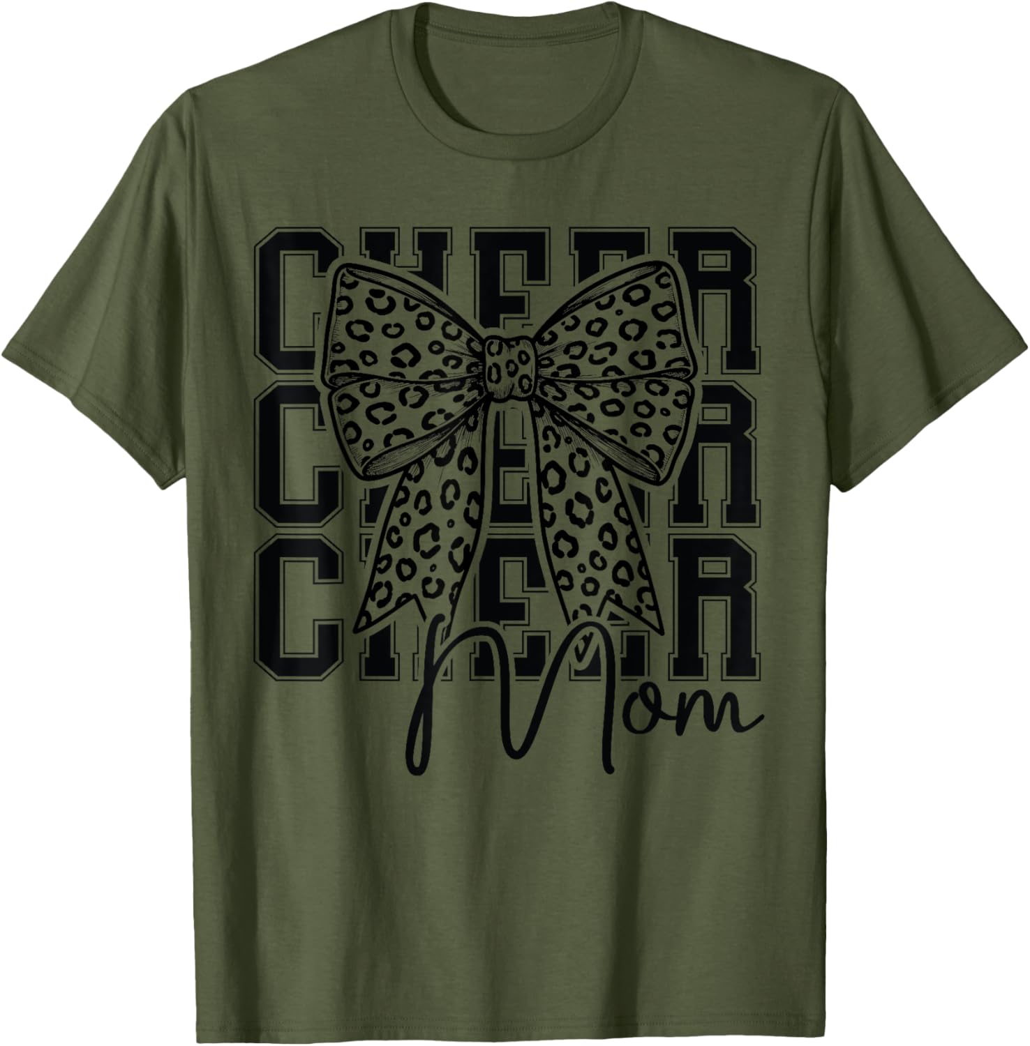 Cheer Mom Cheerleader T-Shirt for Biggest Fan Mother's Day Gift - 14