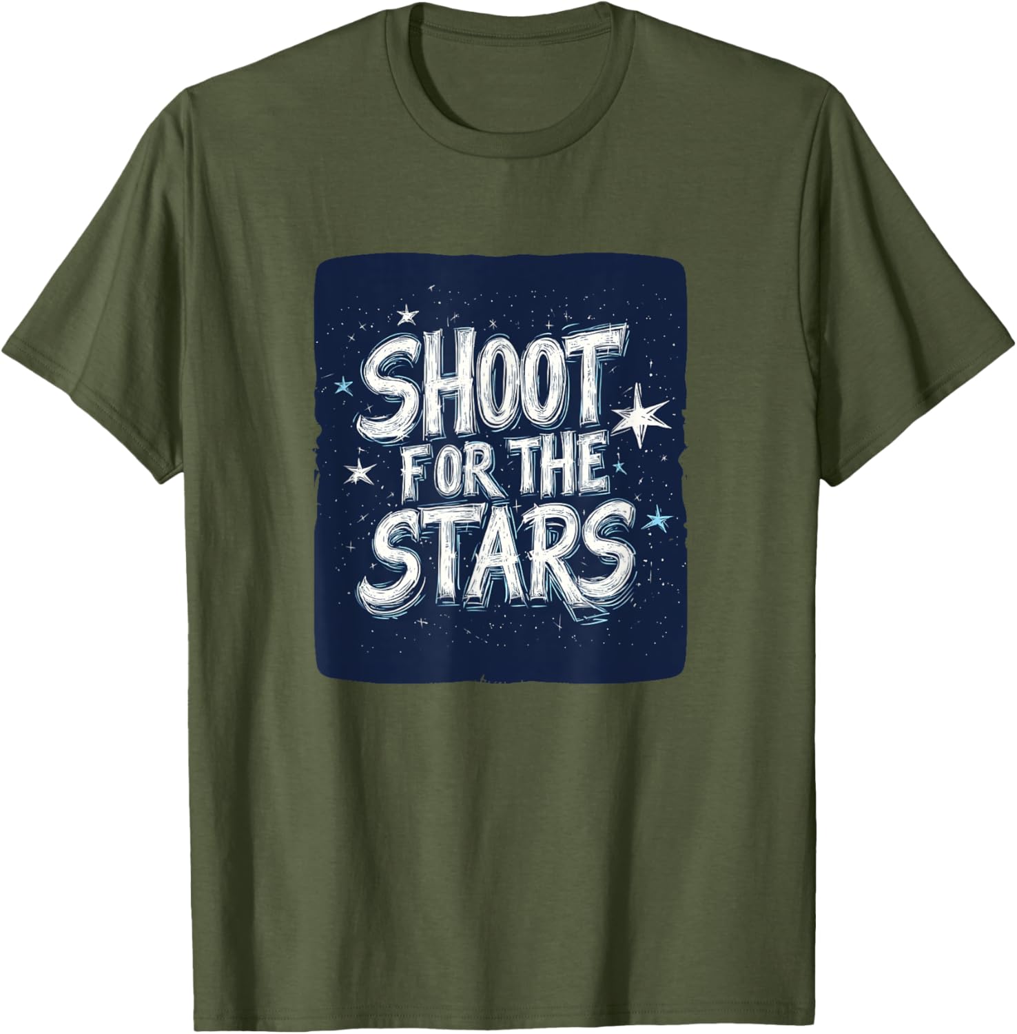 Awesome Shoot for the Stars Statement T-Shirt for Trendy Style - 17