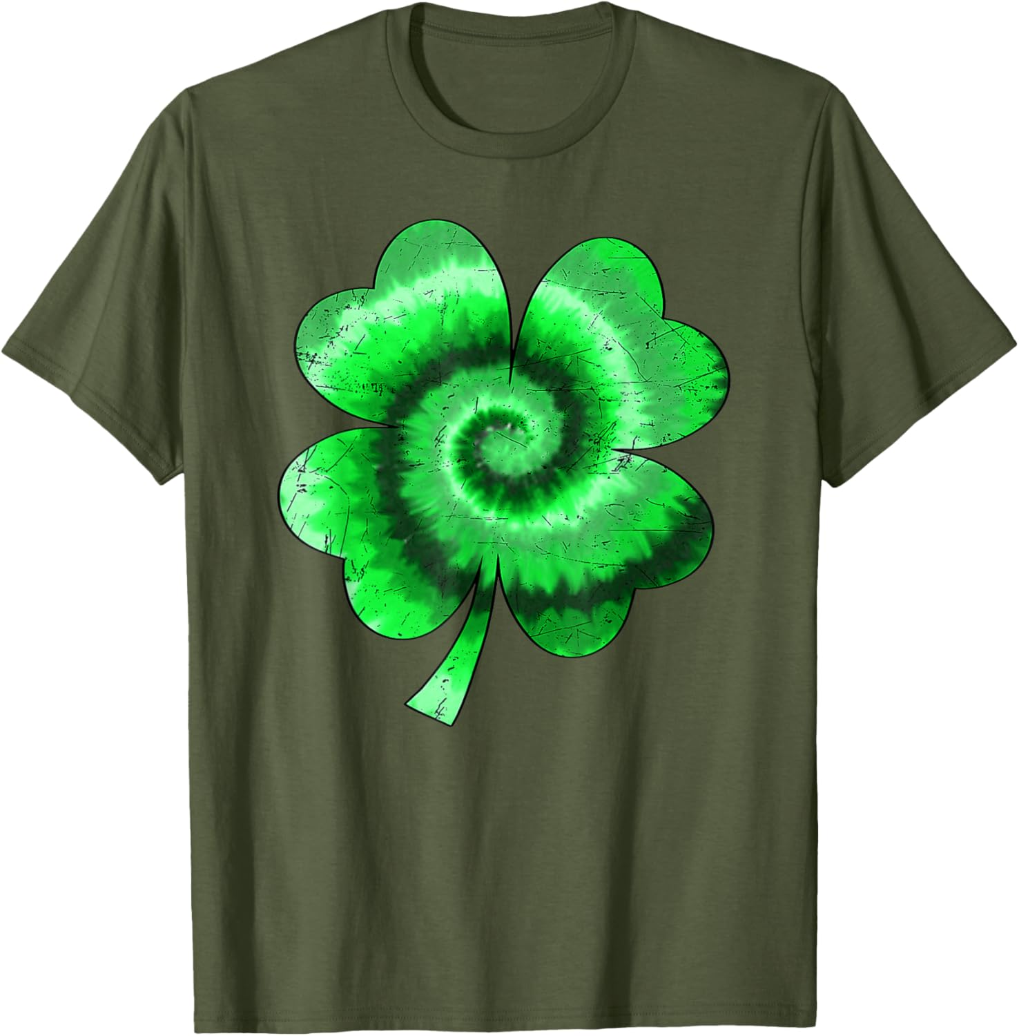 Tie Dye Shamrock T-Shirt for St Patrick's Day - Fun for All Ages - 3