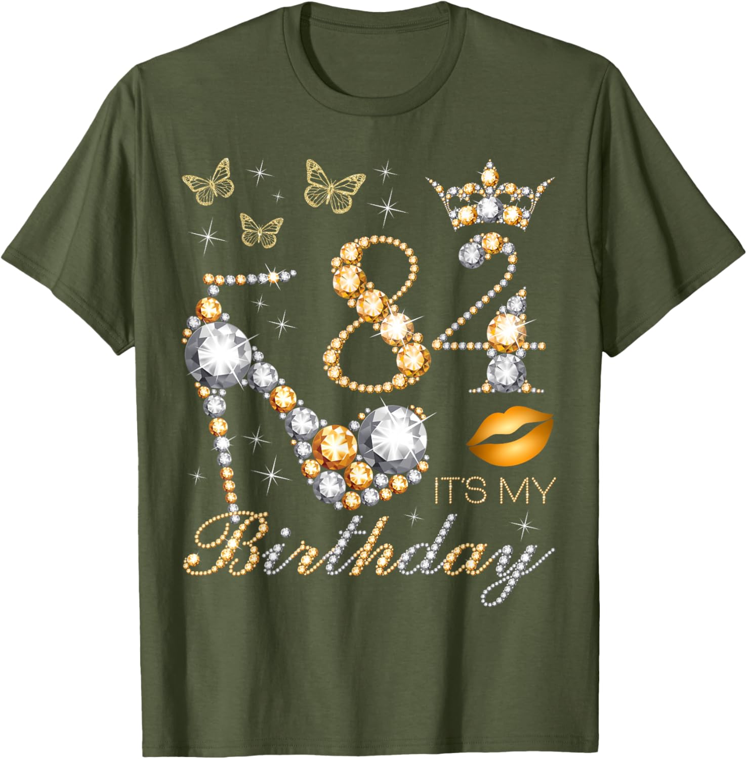 Celebrate Your 84th Birthday in Style with this B-Day Queen T-Shirt - 1