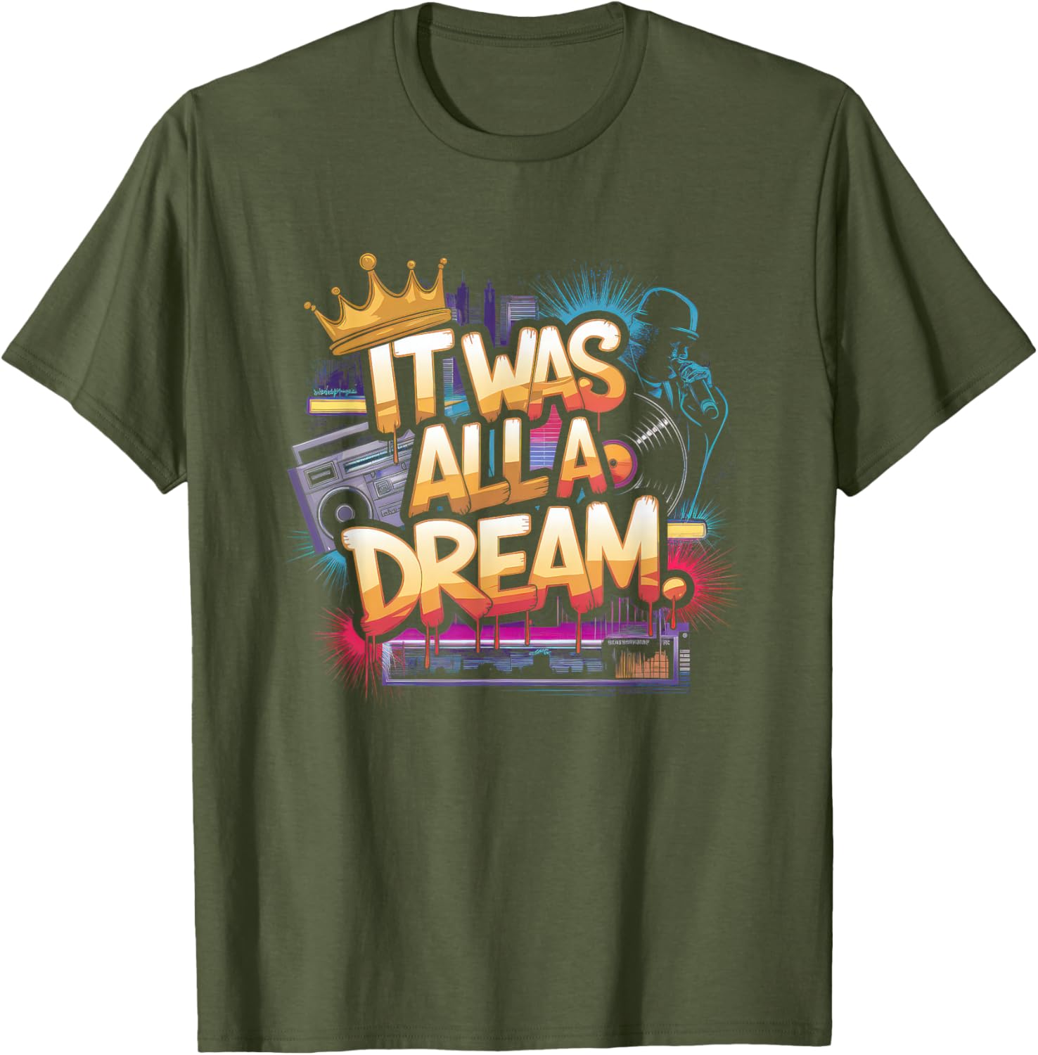 90s Hip Hop Dream T-Shirt for Men and Women Retro Rap Style Fashion - 10