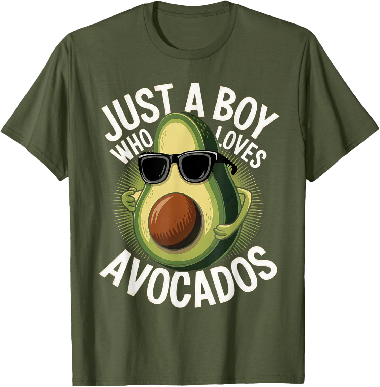 Adorable Avocado Love T-Shirt for Boys and Toddlers - Fun Kids Clothing - 8