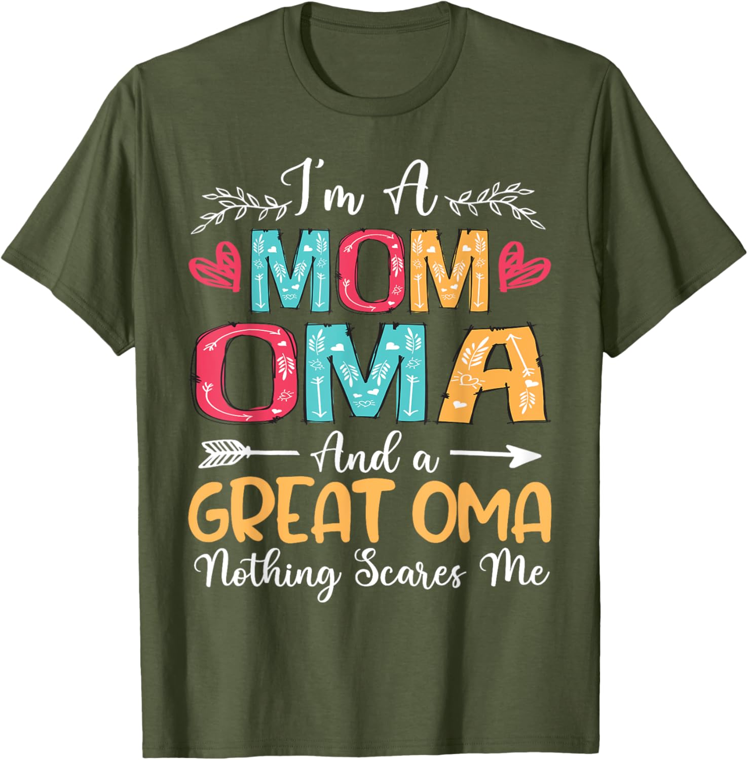 I'm A Mom Oma Great Oma Happy Mother's Day 2025 T-Shirt Gift Idea - 2