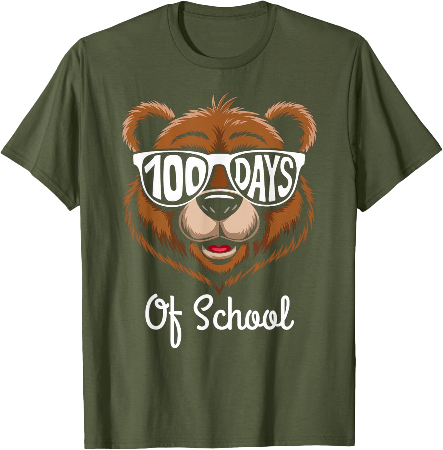 Cool Bear 100 Days Smarter Kids T-Shirt Perfect for 100th Day of School - 10