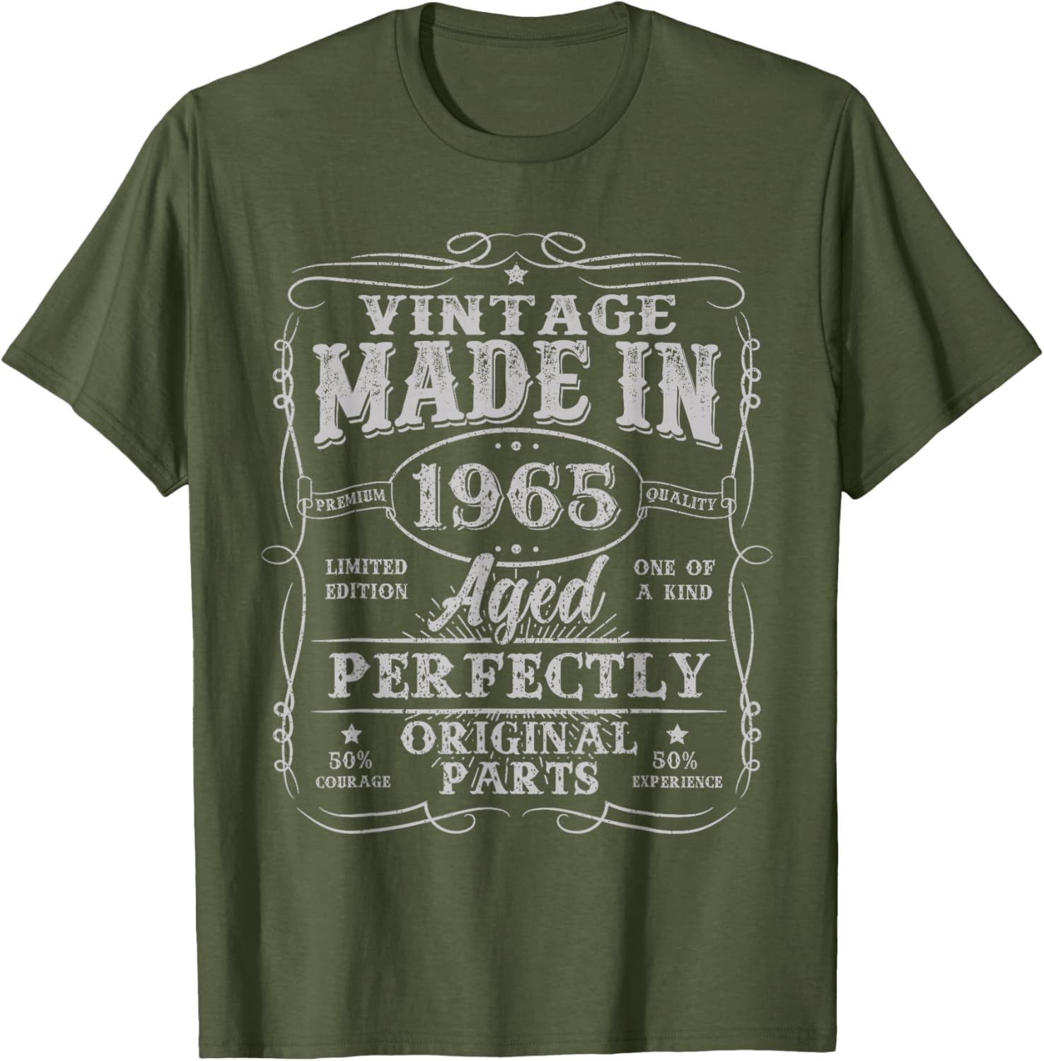 60 Years Old Vintage 1965 Birthday T-Shirt for Men Classic Style - 14