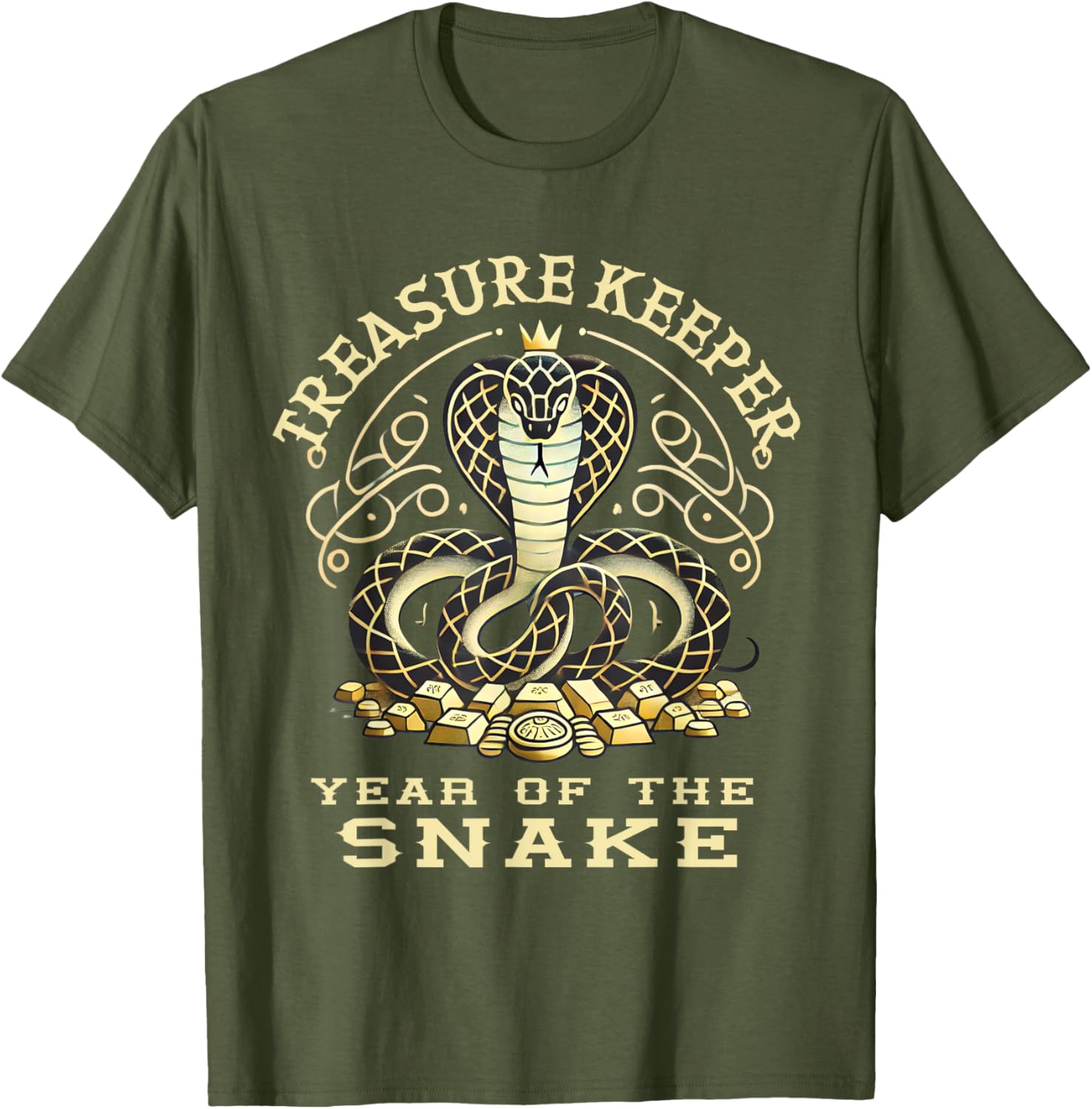 Treasure Keeper Year of Snake T-Shirt – Stylish Chinese Design Apparel - 4