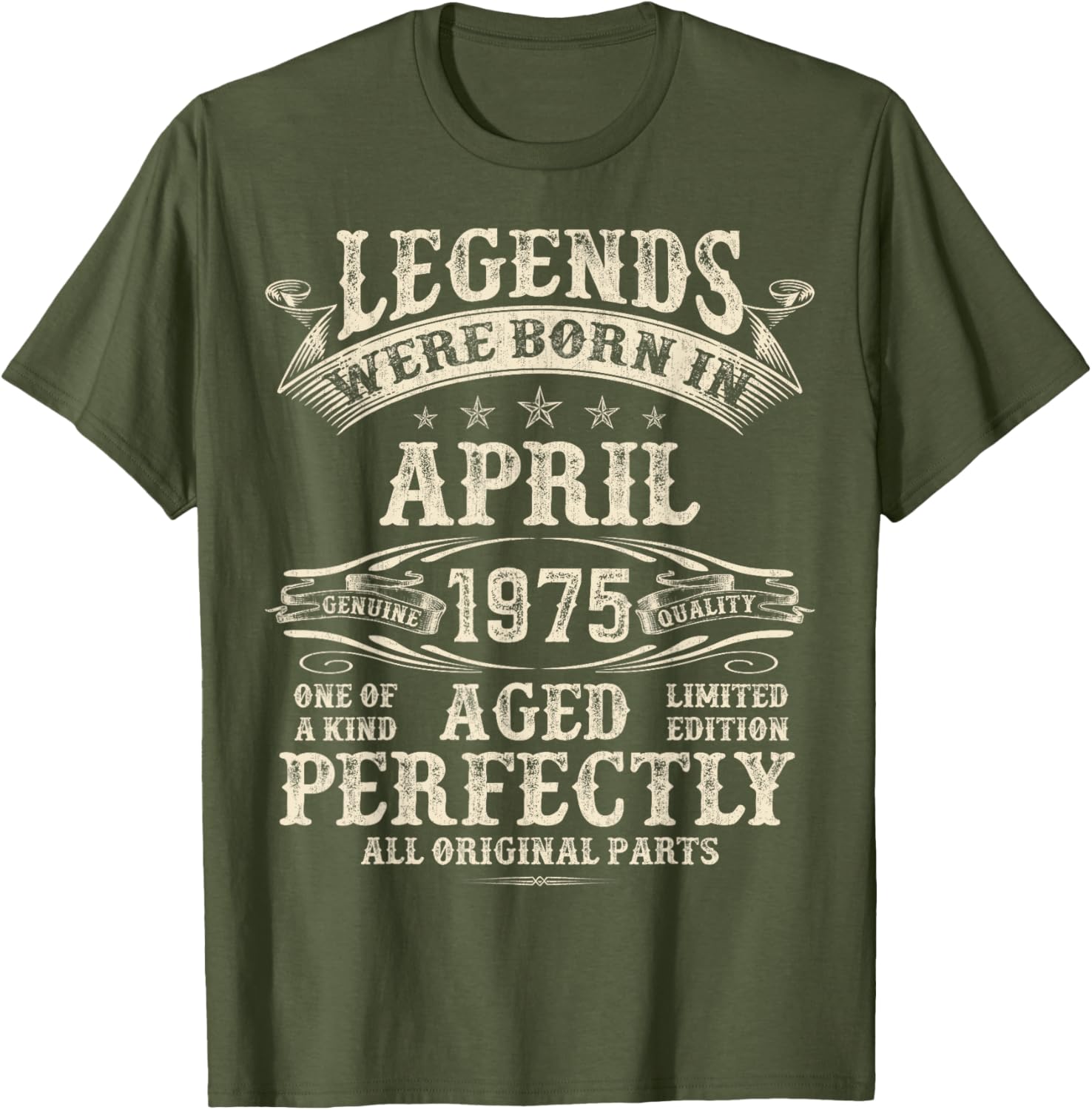 50th Birthday Gift for Men - Classic April 1975 T-Shirt for Him - 8