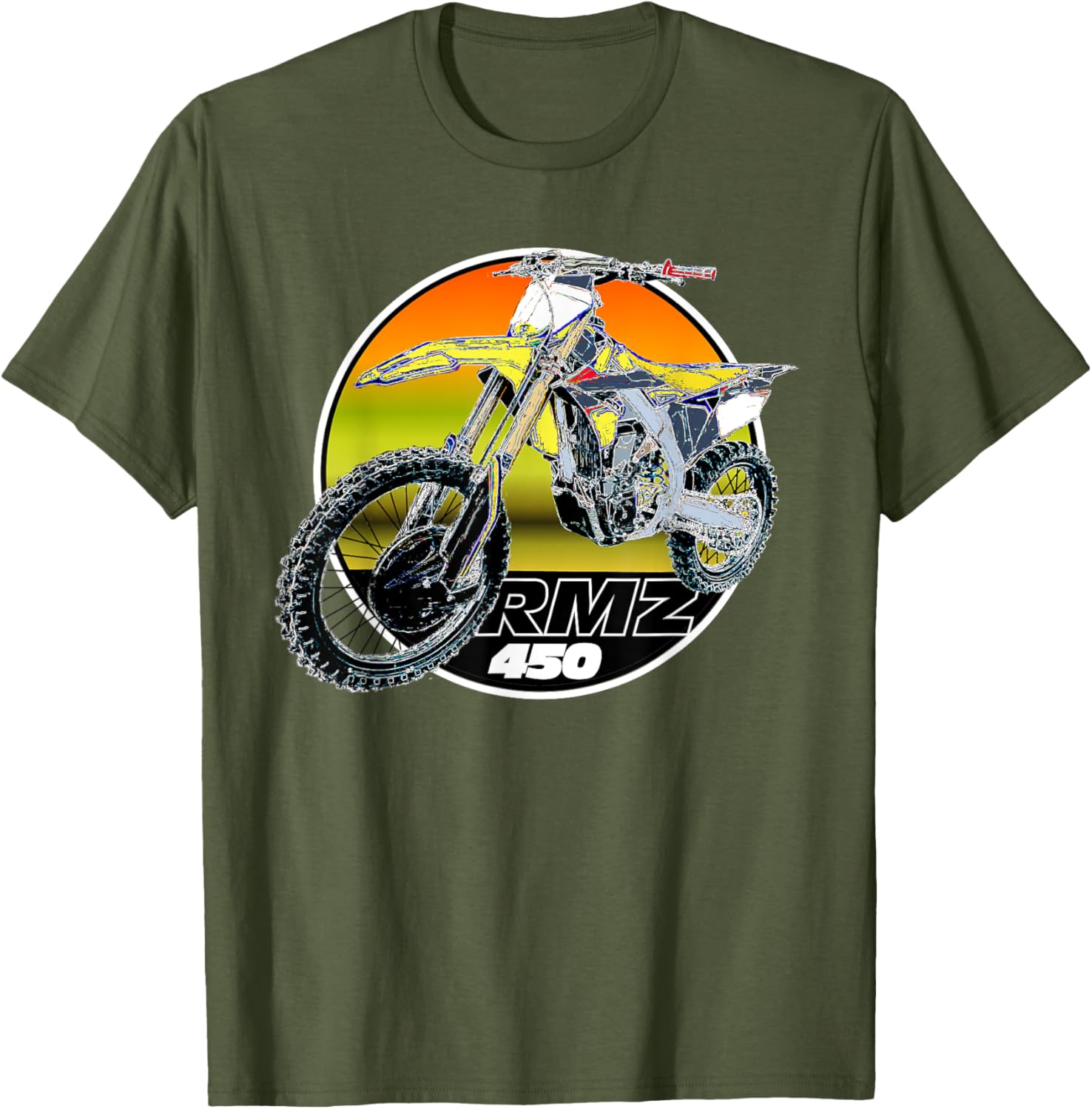 RMZ 450 Motocross Off Road T-Shirt for Motorcycle Enthusiasts - 6