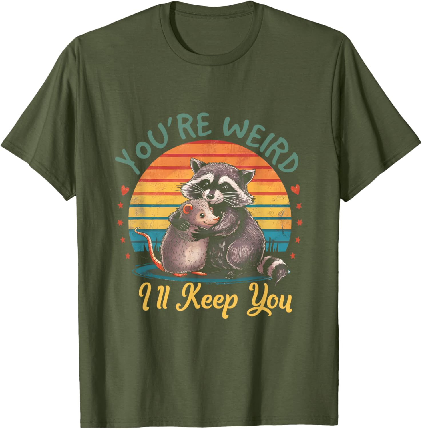 Celebrate Your Weirdness with Our Fun You Are Weird I'll Keep You T-Shirt - 12