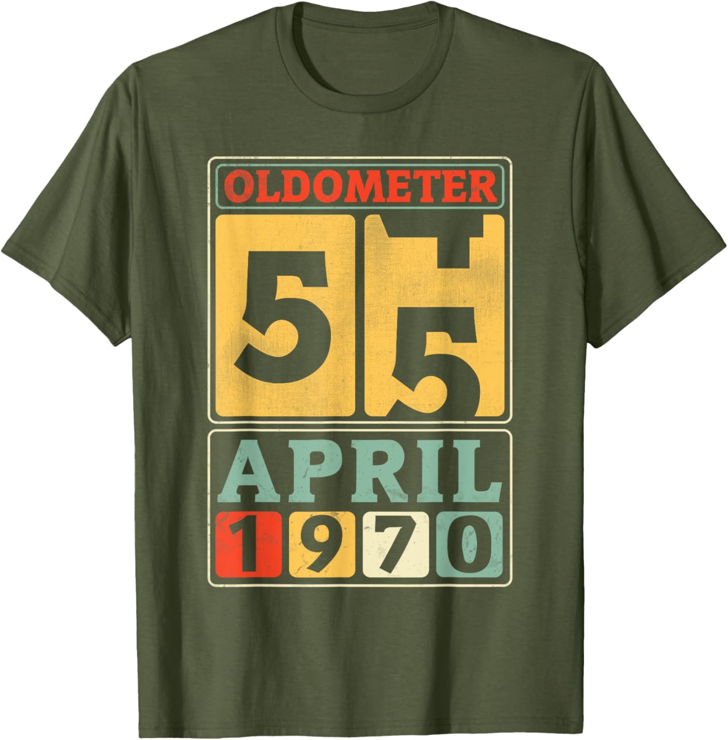 Vintage 55th Birthday T-Shirt for April 1970 Birthdays, Great Gift! - 12