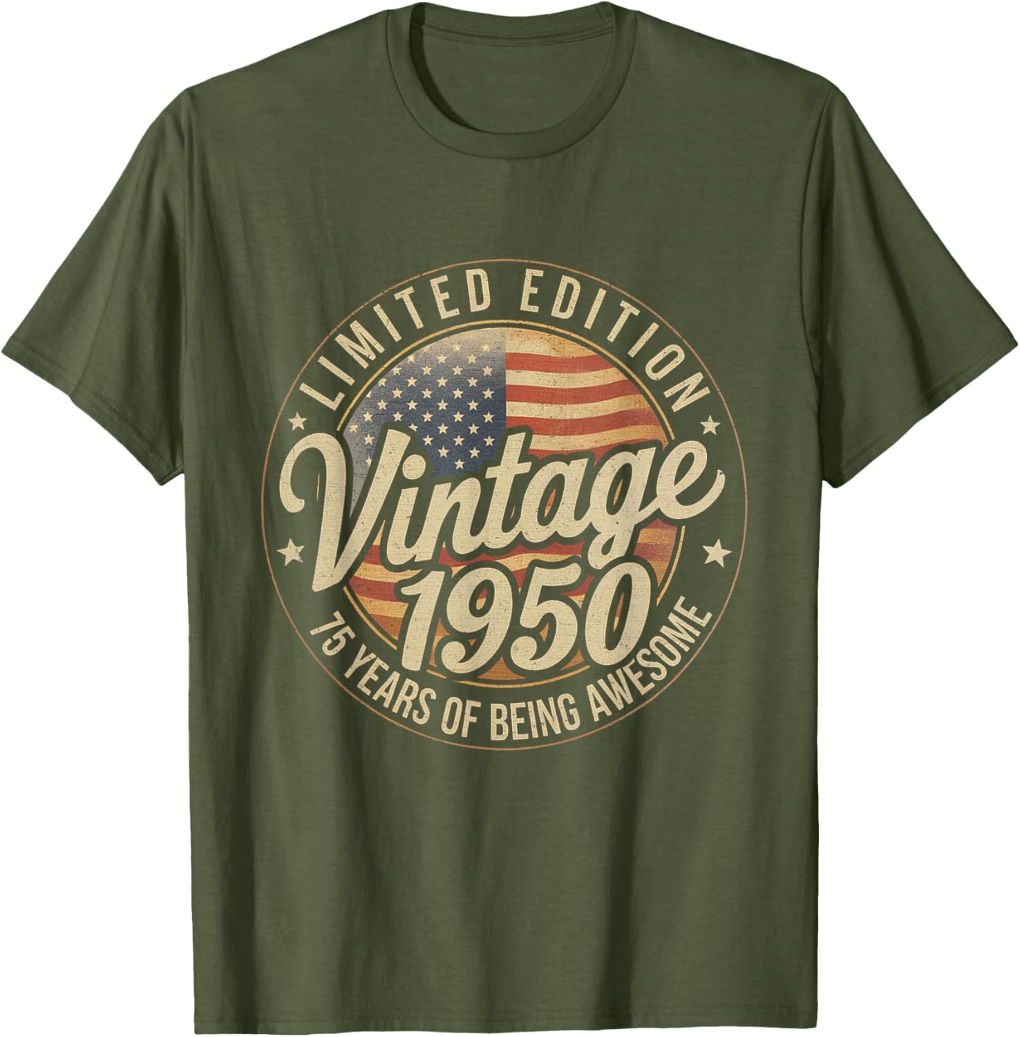 Vintage 1950 75th Birthday T-Shirt for Men and Women Stylish Gift - 9