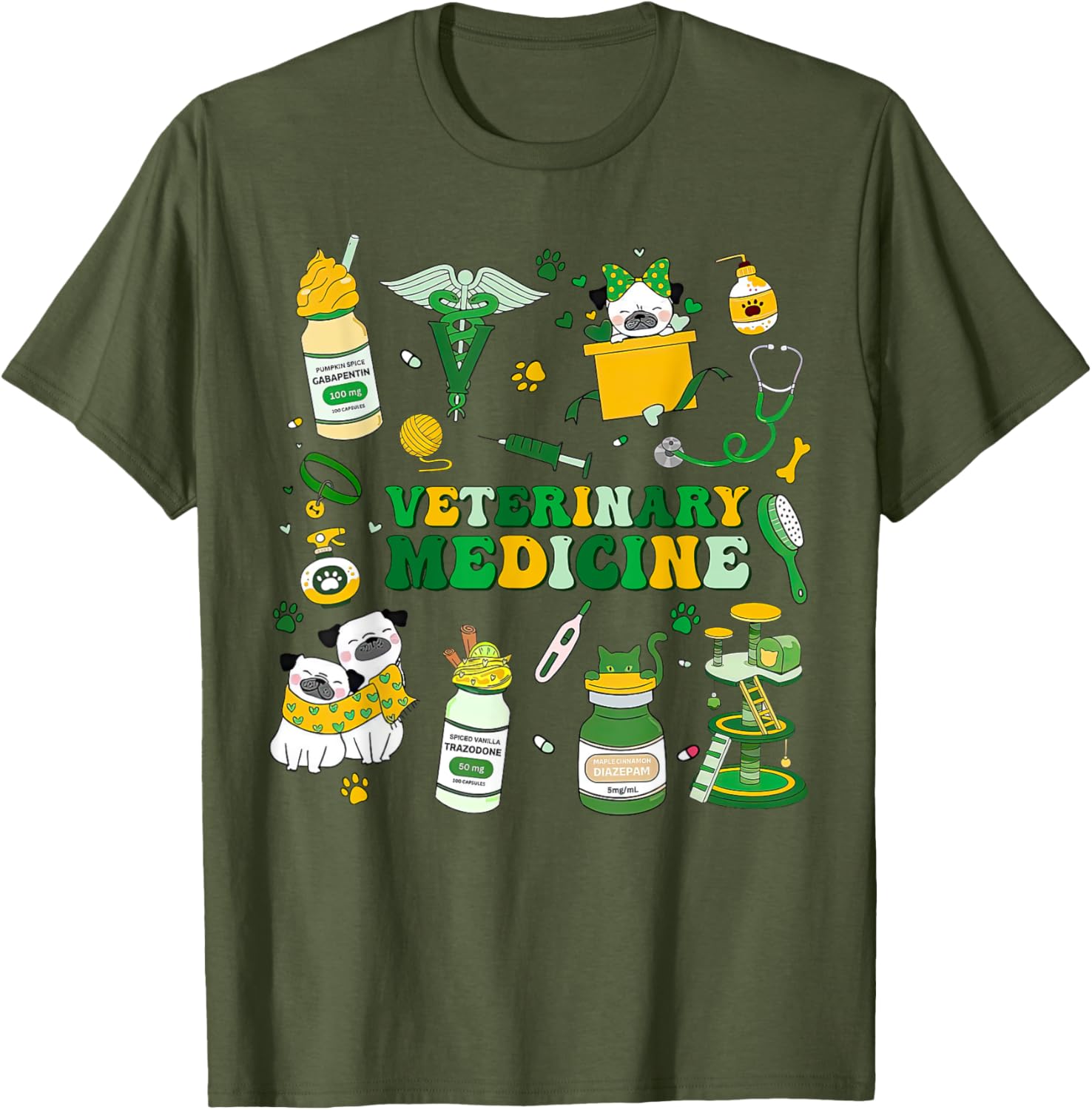 St Patrick's Day Vet Tech T-Shirt for Dog and Cat Lovers - 10