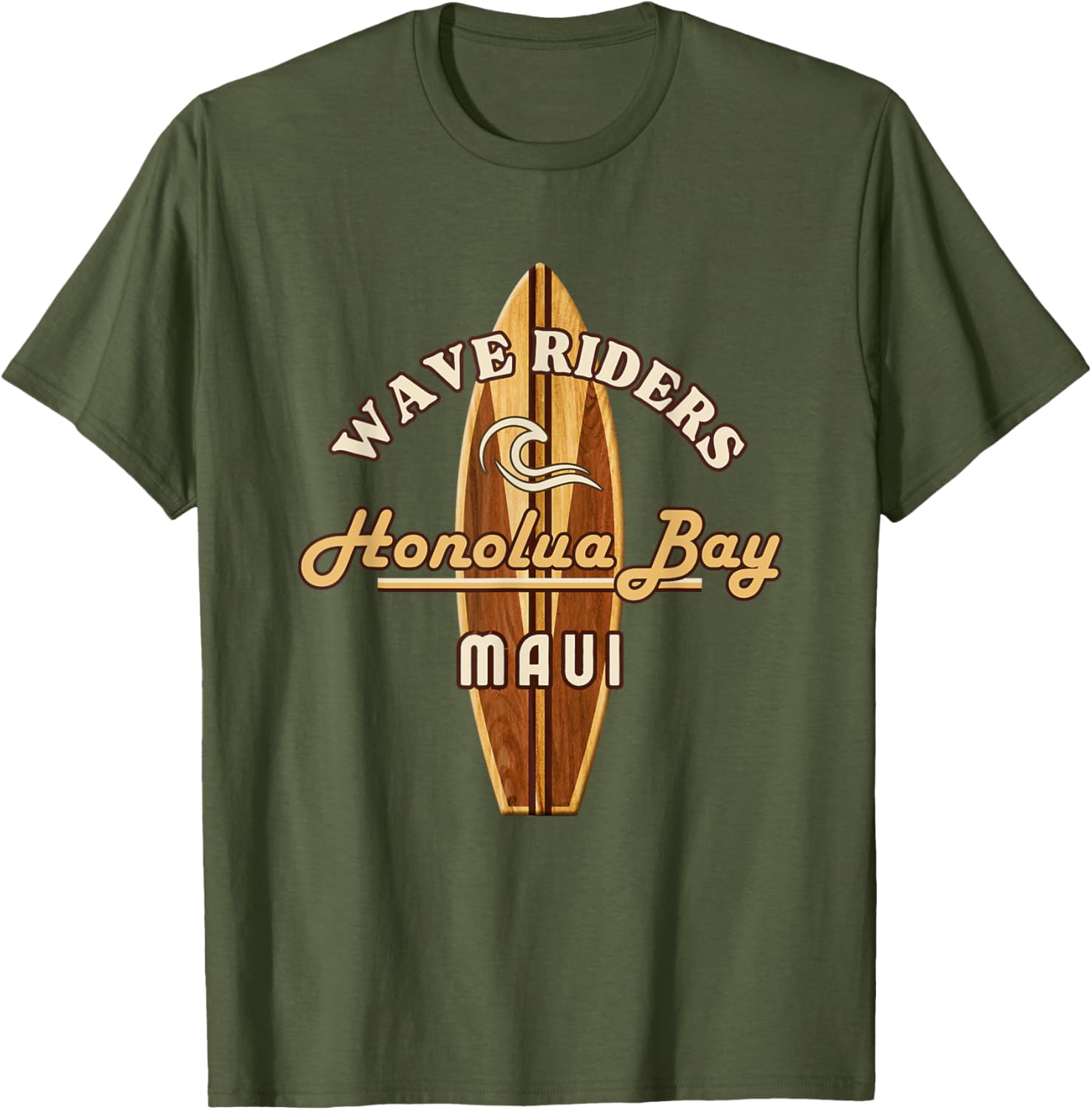 Surf Honolua Bay Maui Vacation T-Shirt for Surf Lovers and Beach Fun - 15
