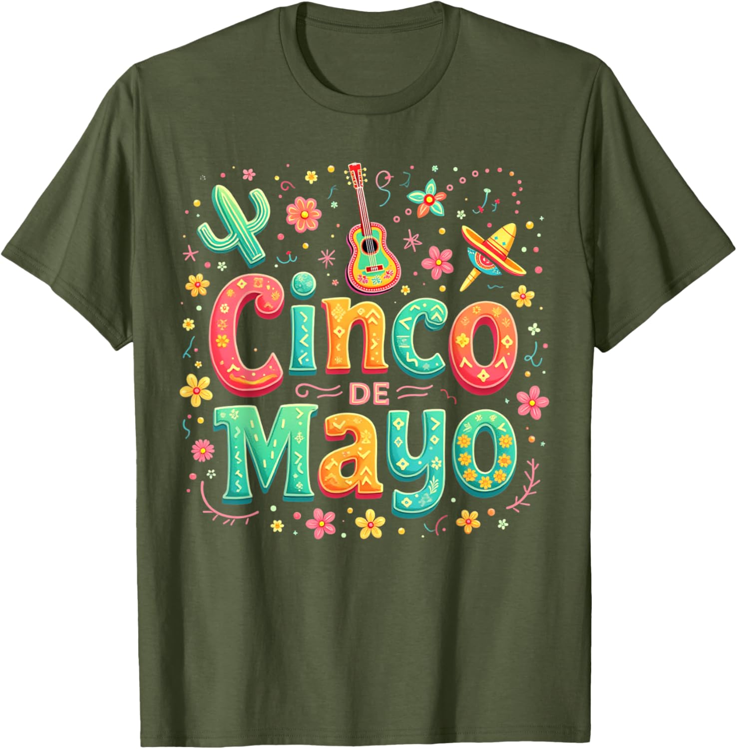 Cinco De Mayo Family Matching Let's Fiesta T-Shirt for Celebration Fun - 4