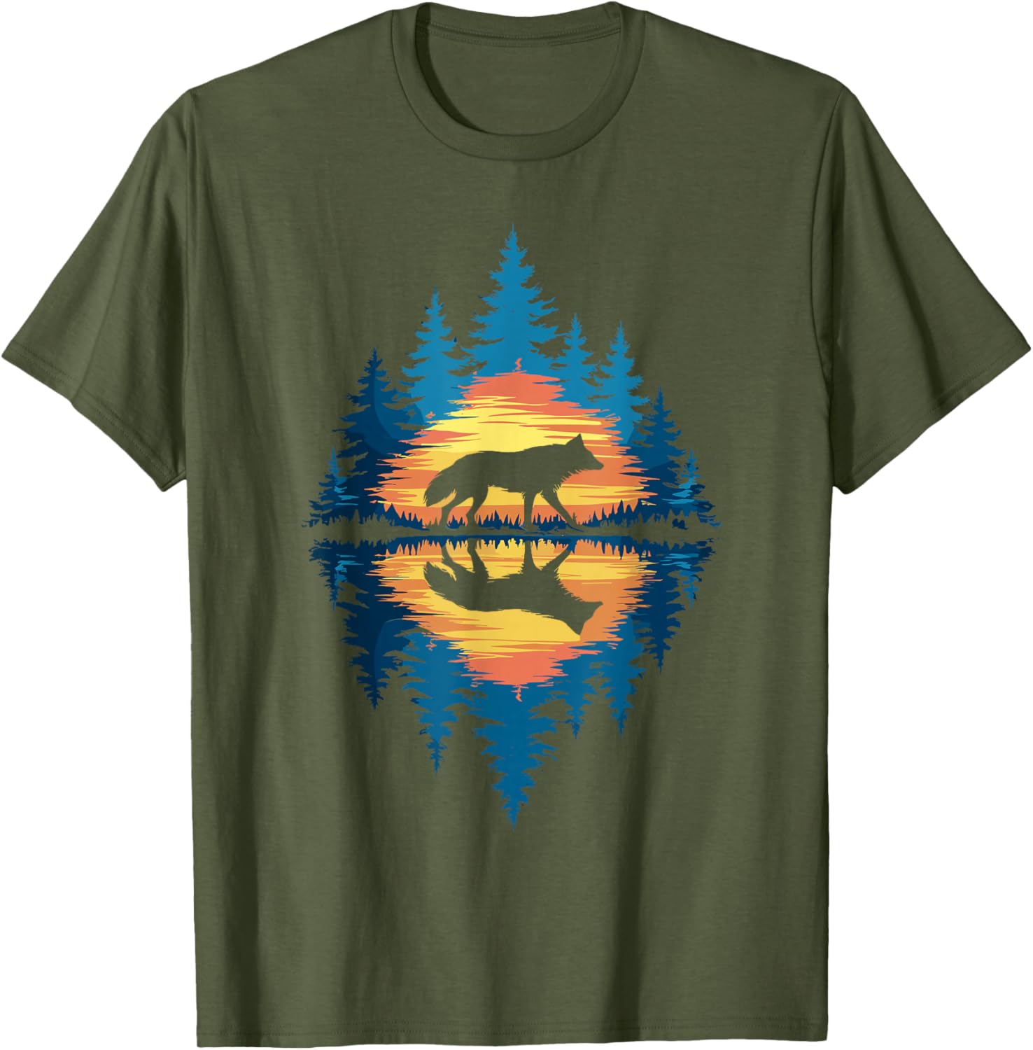 Wolf Forest Wildlife T-Shirt for Men, Women, and Kids - Nature Lover's Apparel - 11