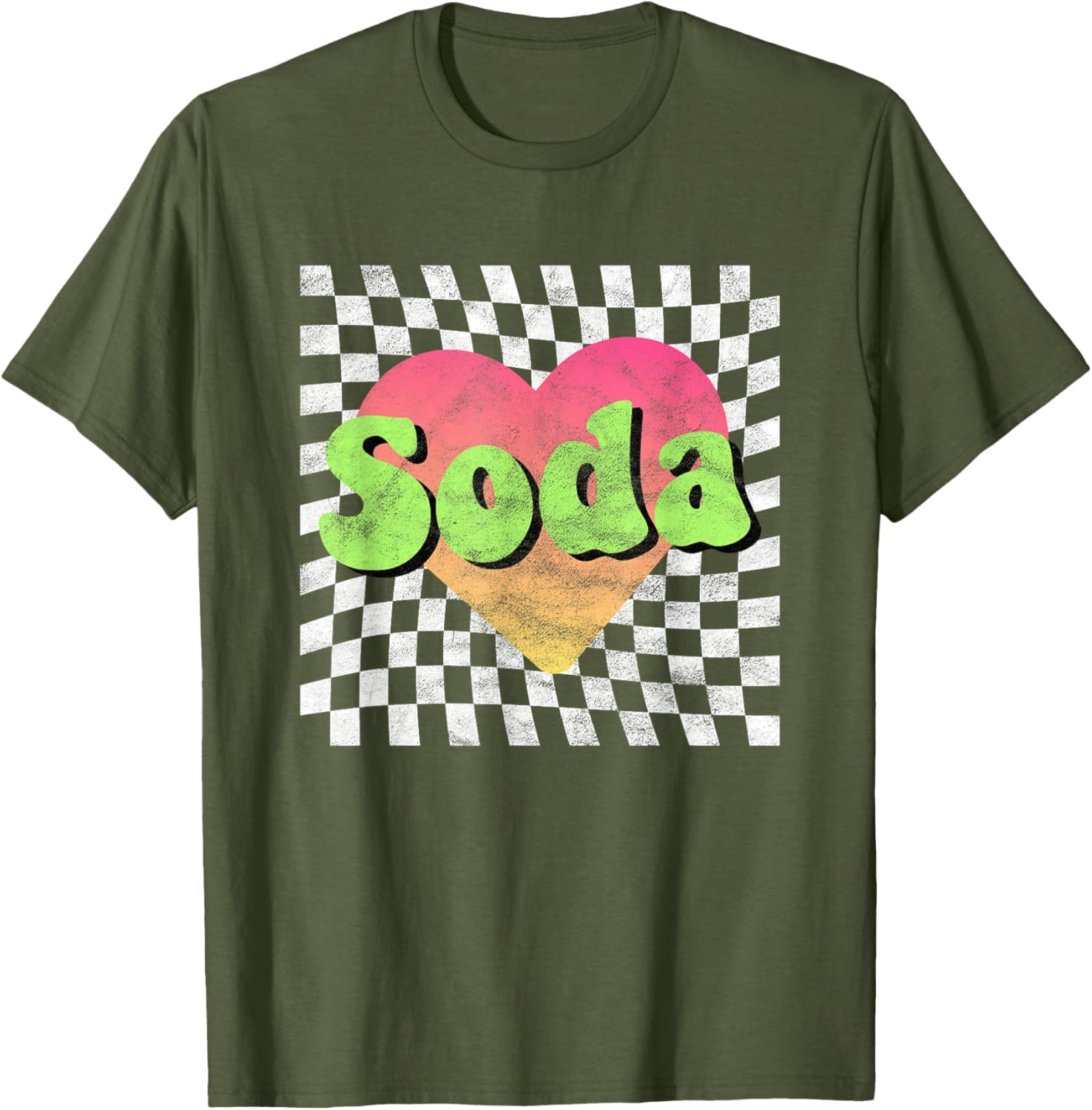 Soda Lover Heart Vintage Retro T-Shirt for Fun and Stylish Outfits - 9