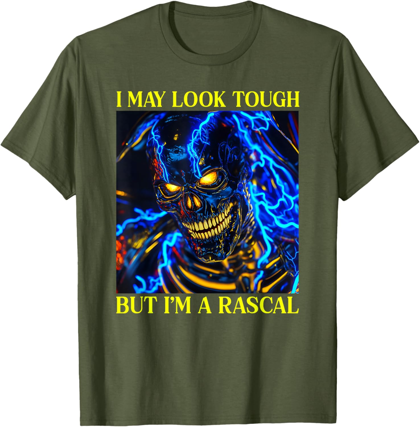 Funny Rascal Dank Meme Skeleton T-Shirt for Unique Style and Humor - 1