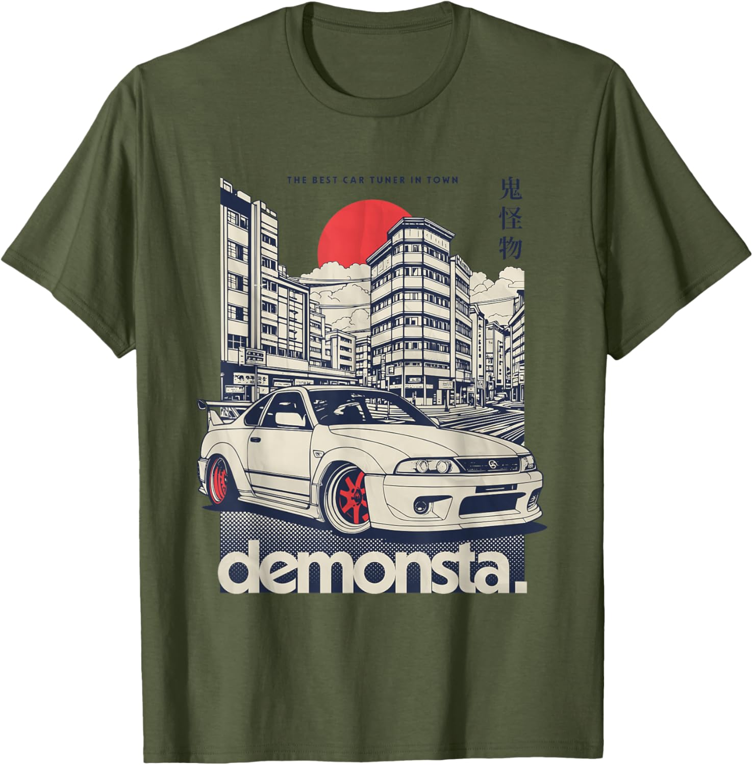 JDM Tokyo Japan Drift Race Car Tuning Retro Vintage T-Shirt for Gearheads - 12
