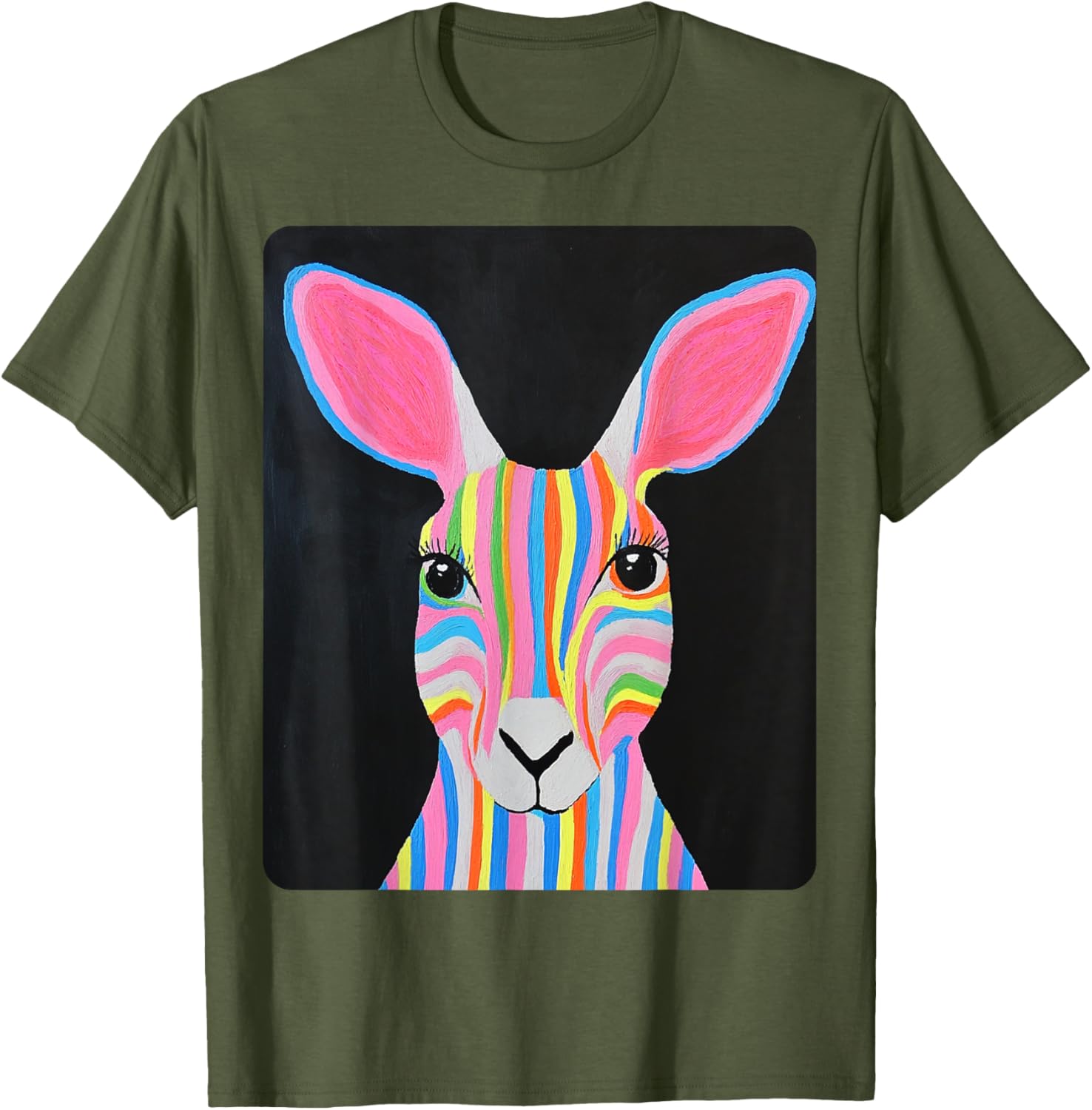 Vibrant Kangaroo Graphic T-Shirt for Style Lovers and Animal Fans - 14
