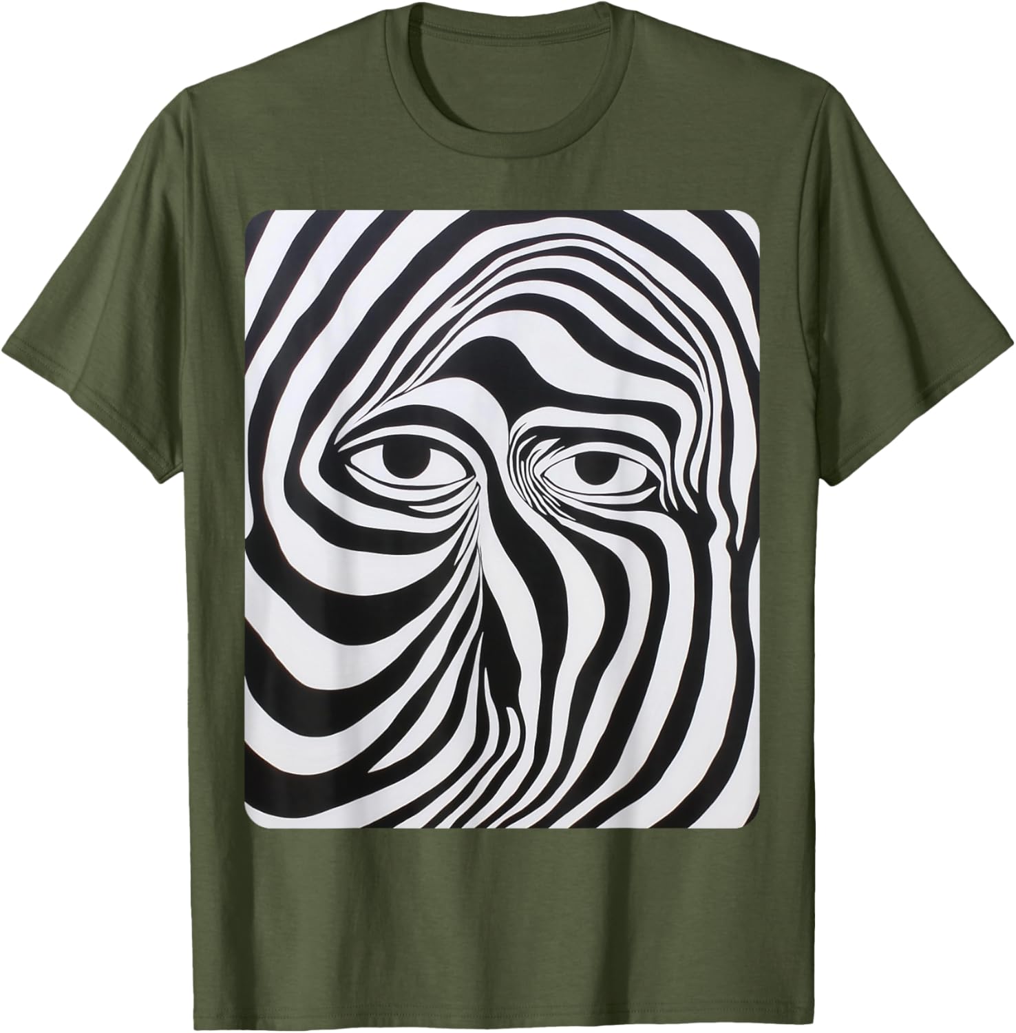 Stylish Eyes White and Black Designer T-Shirt for Trendy Fashion Lovers - 12