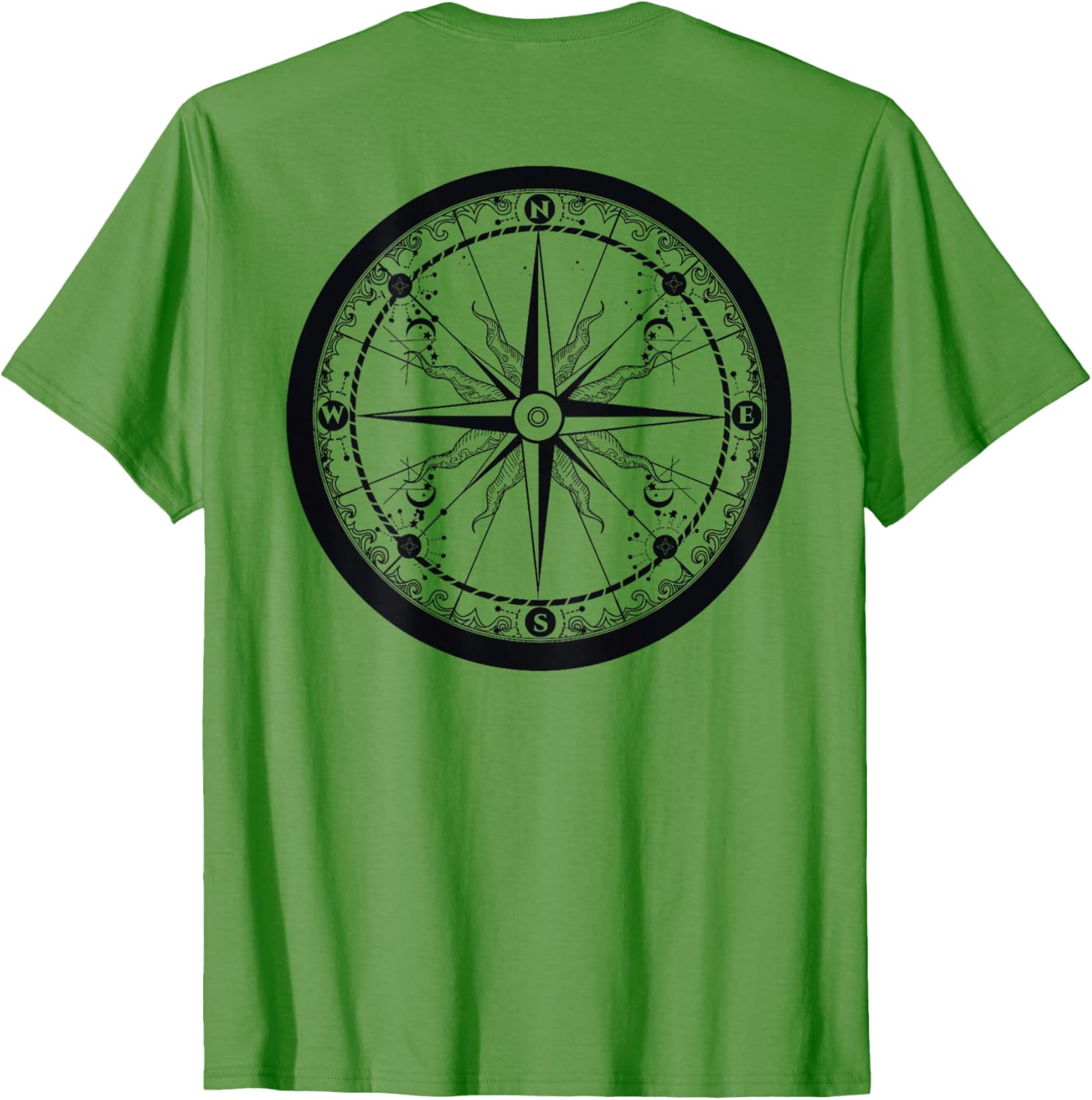 Beautiful Compass Sailing and Hiking Adventure T-Shirt for Travelers - 3