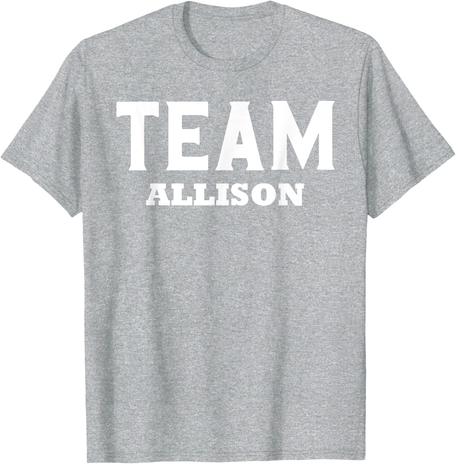 Team ALLISON T-Shirt Personalized Name Support for Fans and Friends - 17