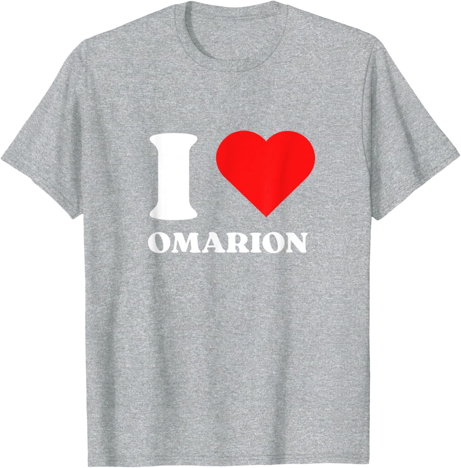 Trendy I Love Omarion Y2K Valentine's Day T-Shirt for Music Lovers - 12
