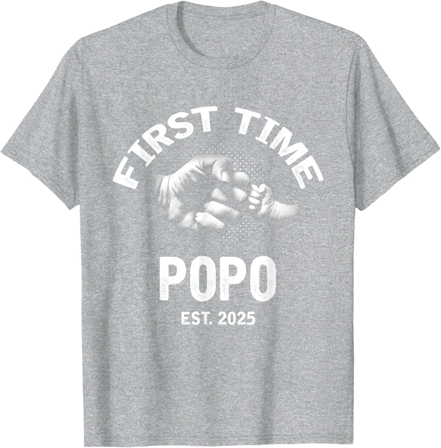 First Time Popo 2025 Father's Day Vintage T-Shirt for Dads - 27