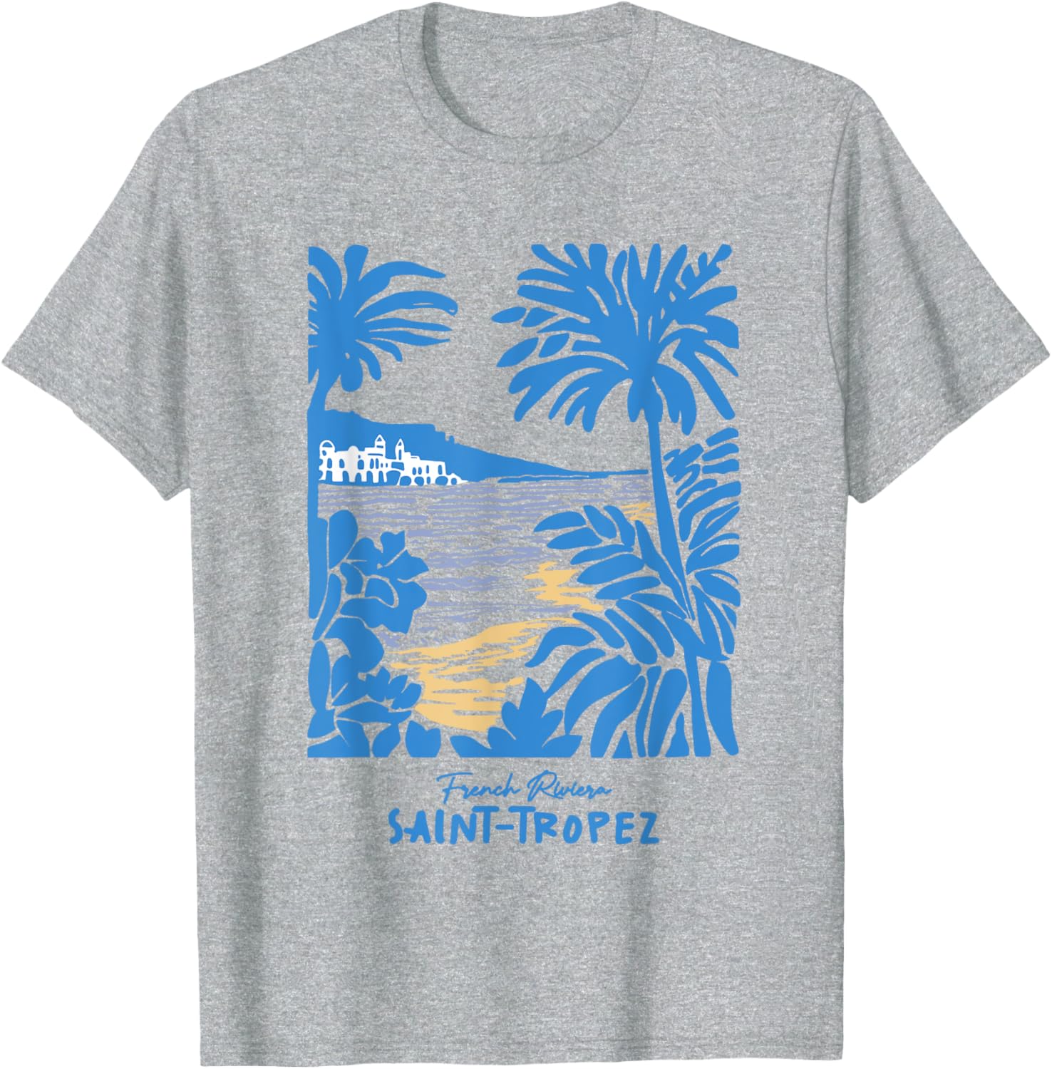 Saint Tropez French Riviera Vacation T-Shirt for Trendy Style Lovers - 13