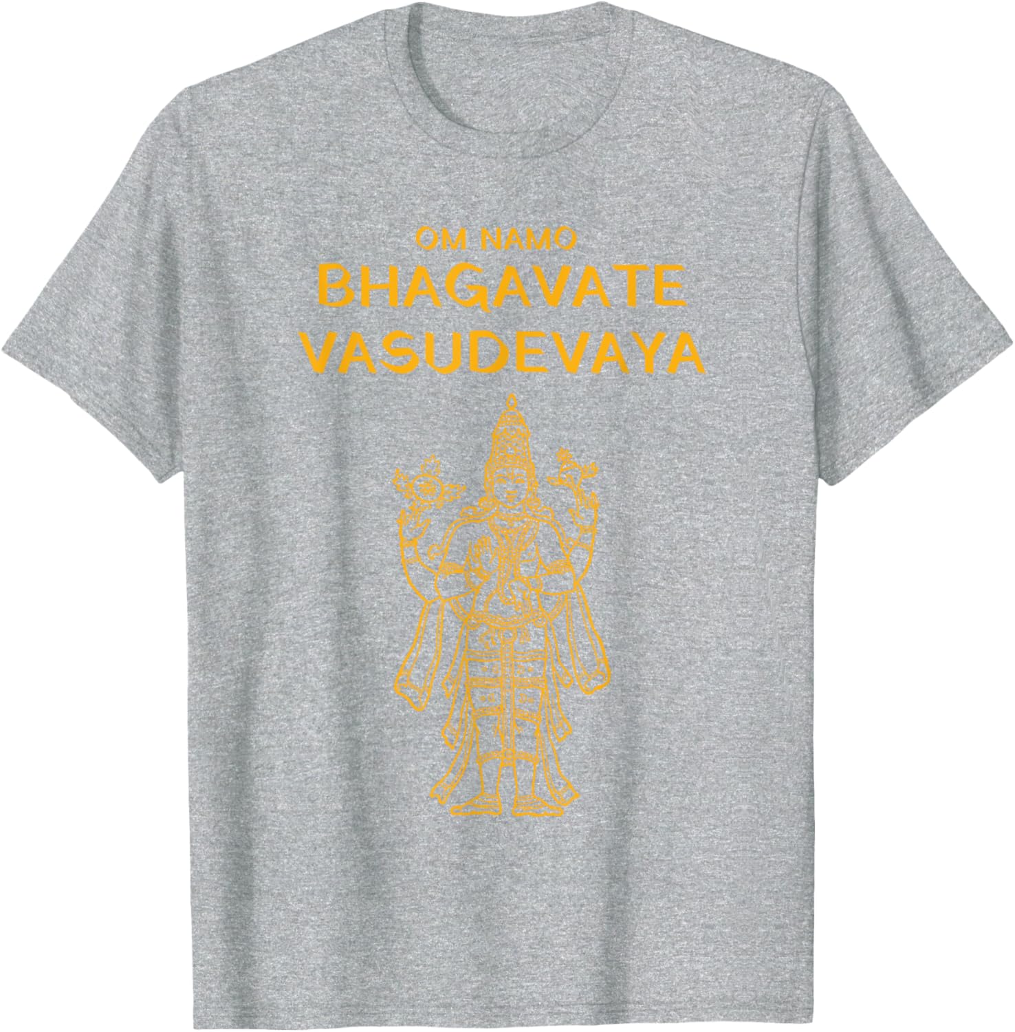 Vishnu Narayana Om Namo Bhagavate Vasudevaya Hindu T-Shirt - 24