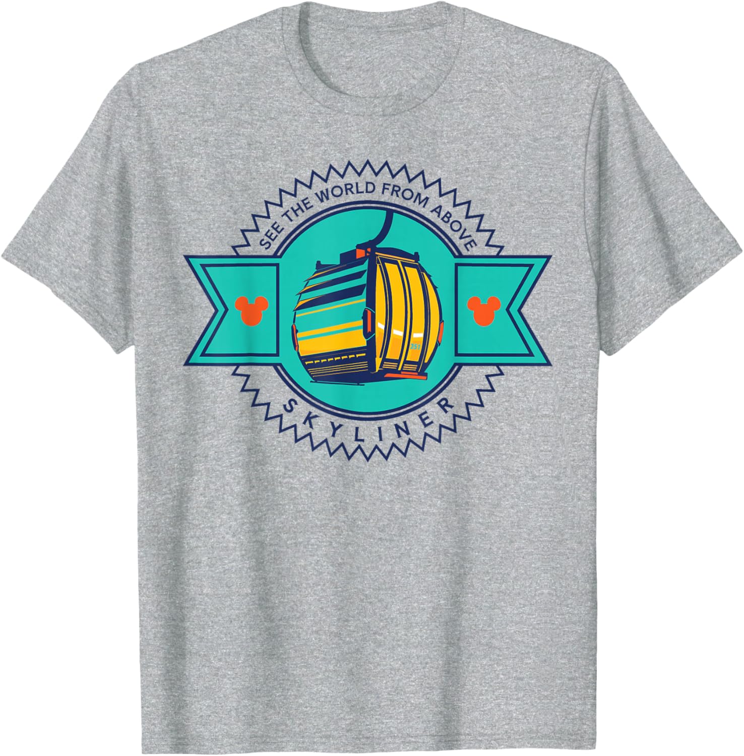 Skyliner Mouse Ears Theme Park T-Shirt for a Magical Vacation Adventure - 3