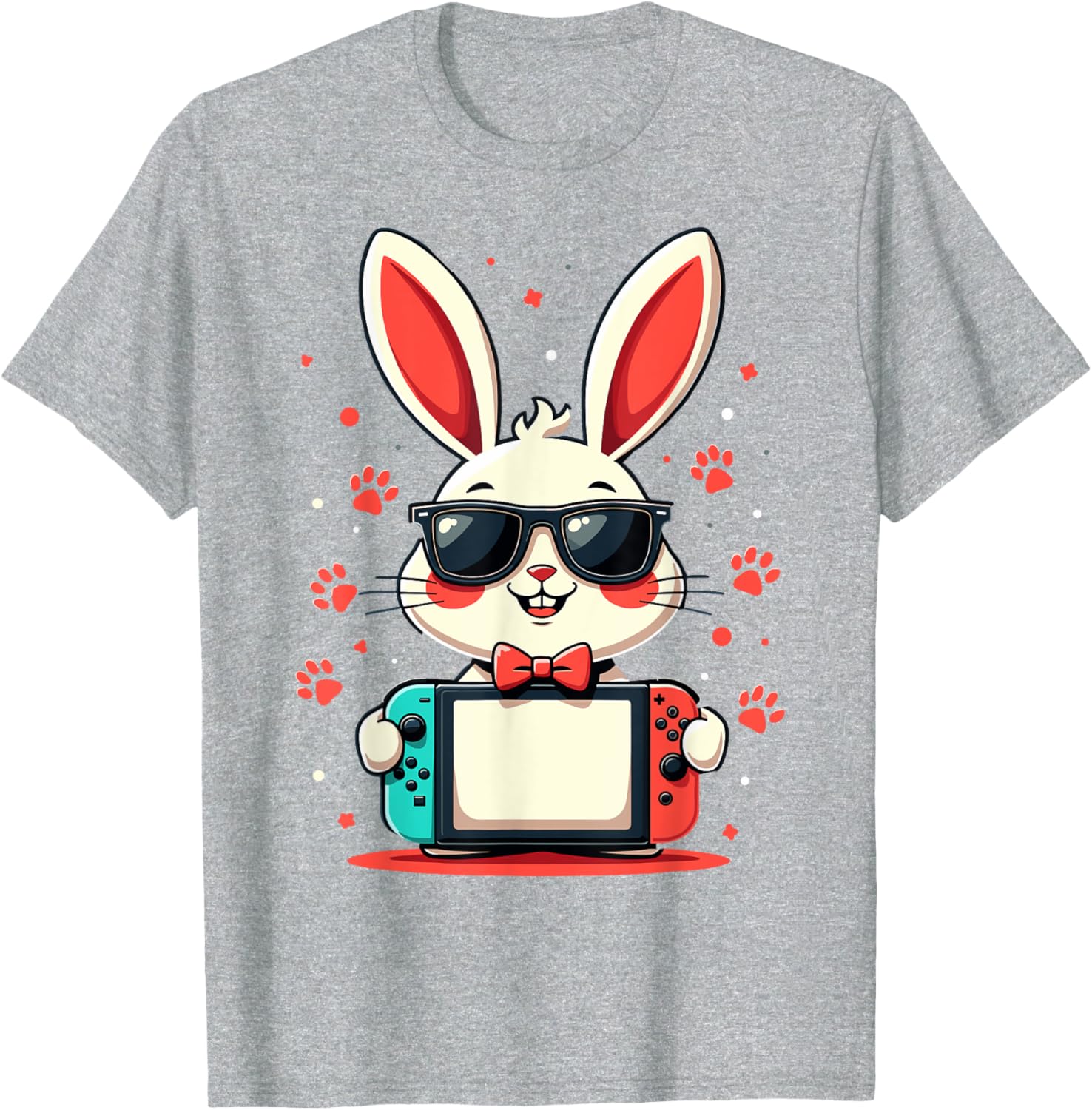 Cute Bunny Gaming Controller T-Shirt for Easter Gamer Boys Gifts - 20