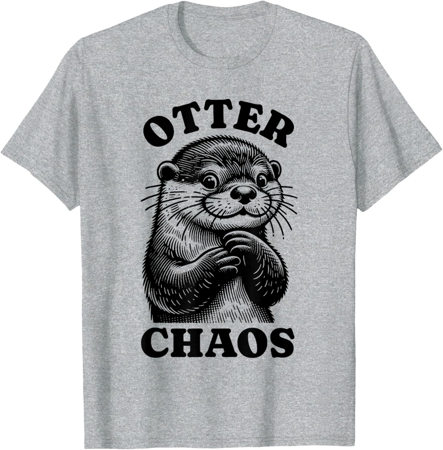Silly Otter Chaos T-Shirt for Fun-Loving Animal Lovers - 6