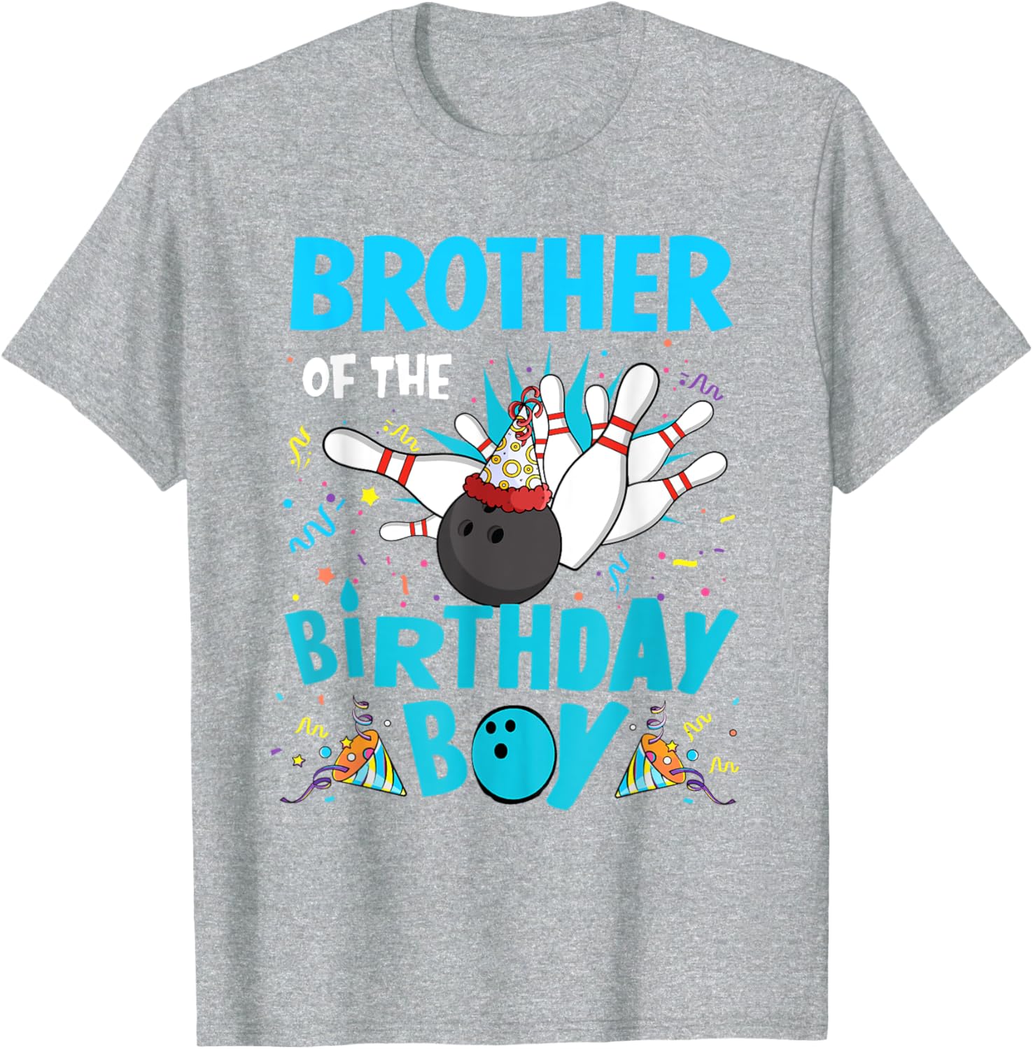 Brother Of The Birthday Boy Bowling Family Matching T-Shirt for Fun Celebrations - 8