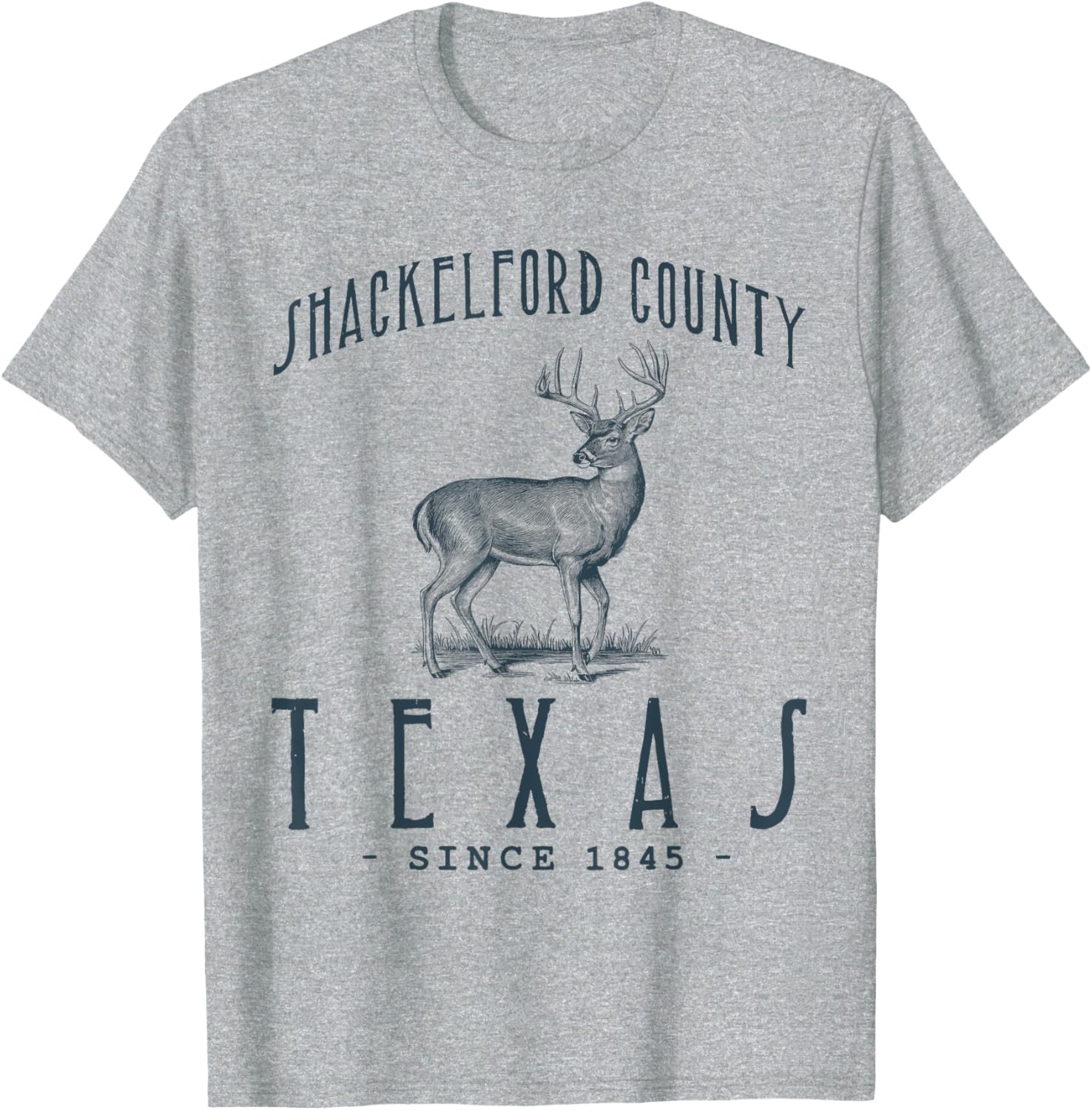 Shackelford County White-Tailed Deer Hunting T-Shirt for Outdoor Lovers - 3