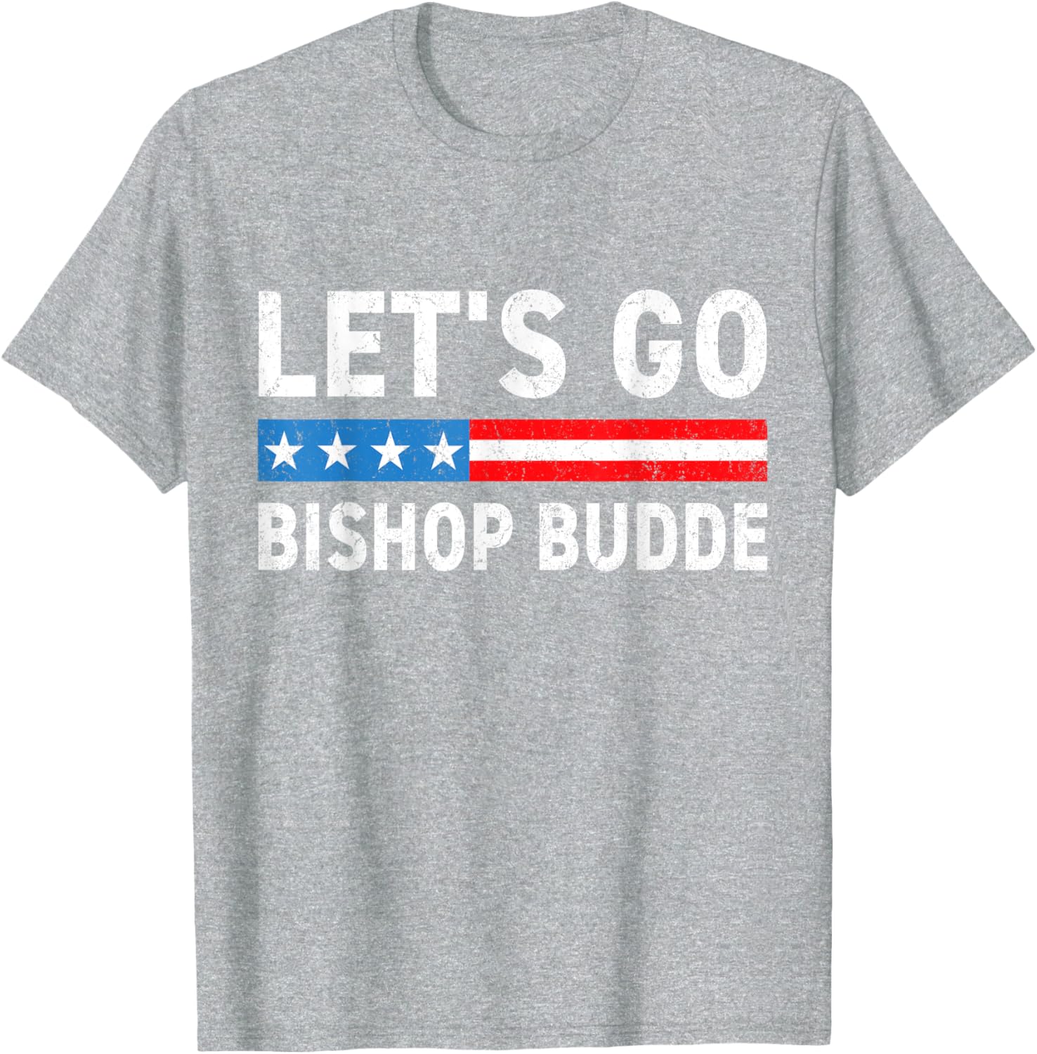 Vintage Bishop Budde US Flag T-Shirt for Stylish Everyday Wear - 1