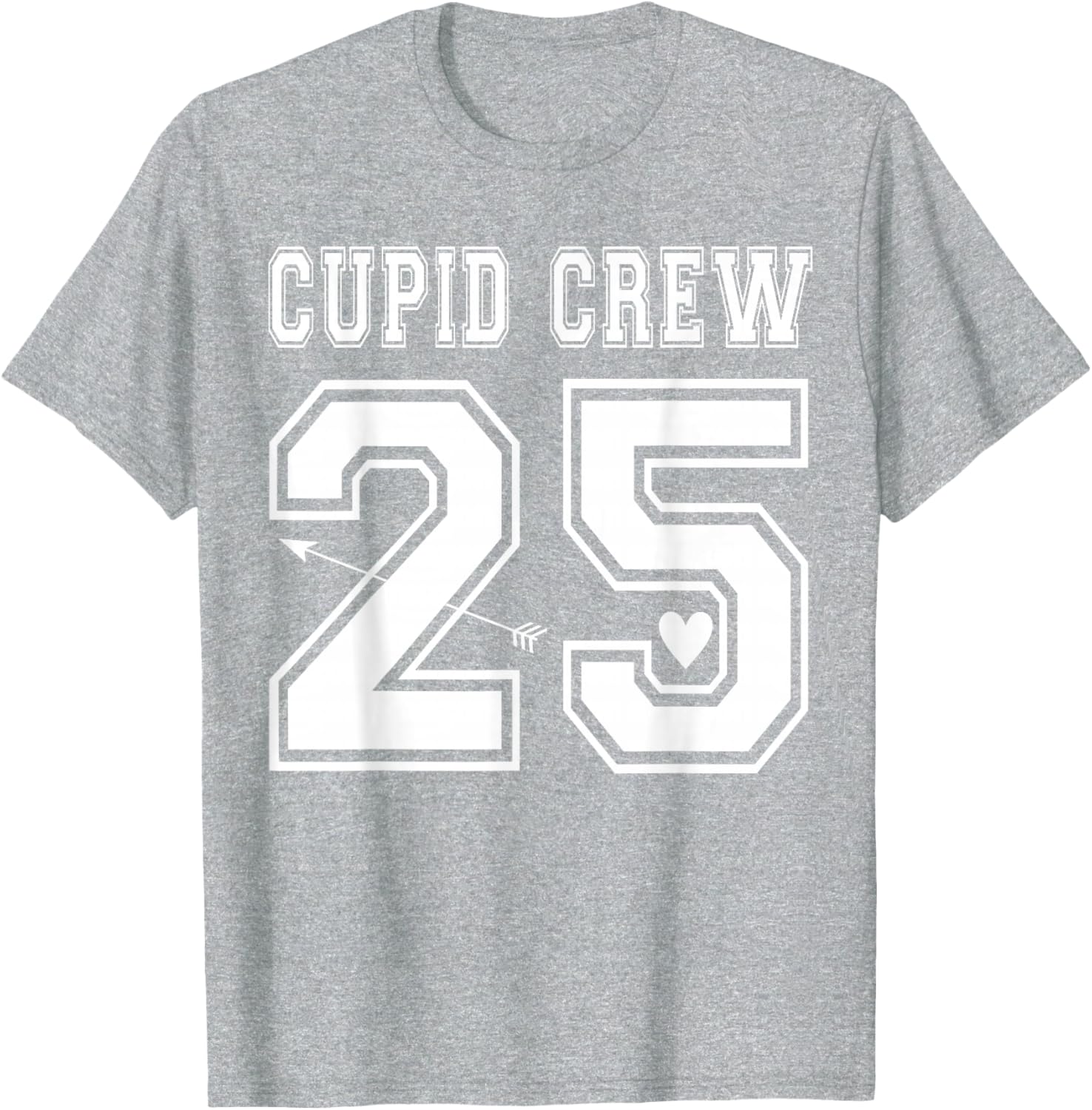 Cupid Crew 2025 Valentine's Day Love Sports Jersey Style T-Shirt - 12