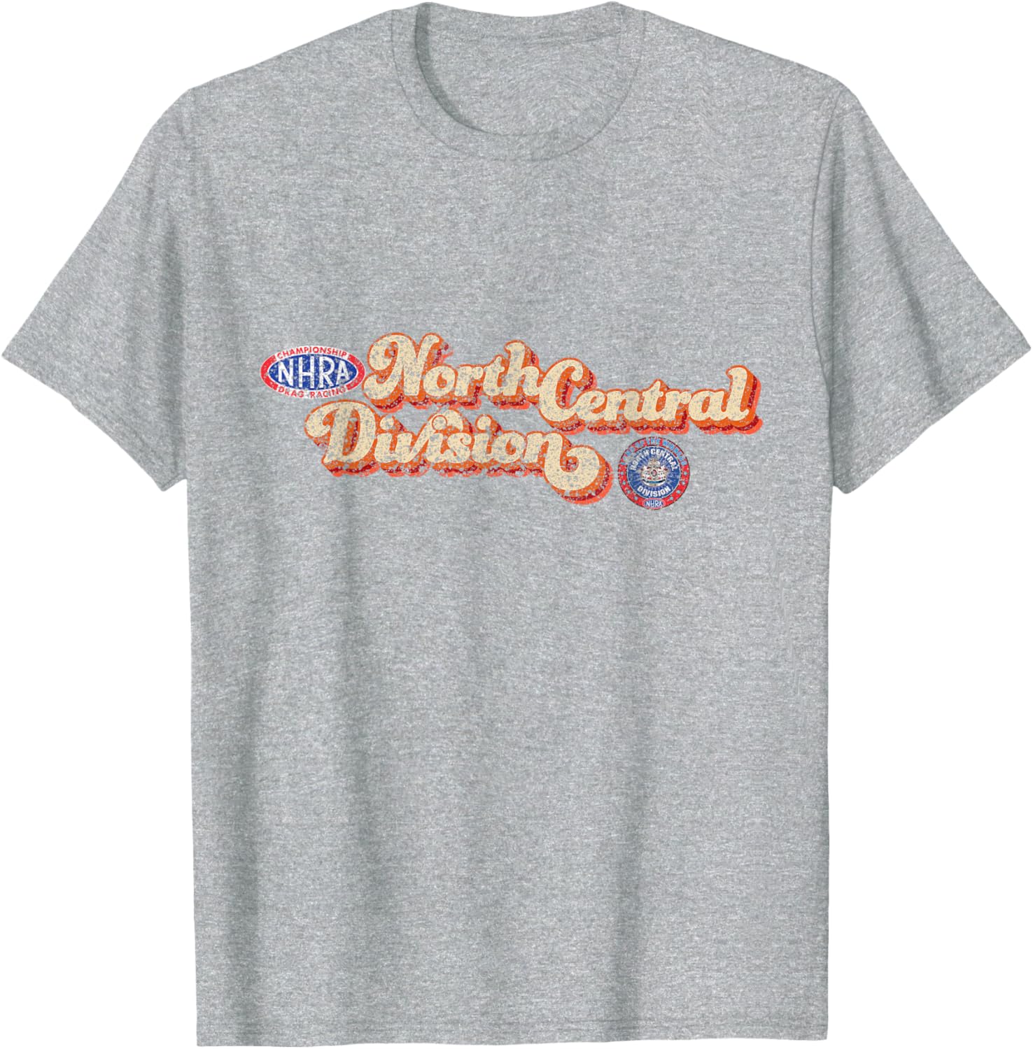 Vintage NHRA North Central Division T-Shirt for Racing Fans - 26