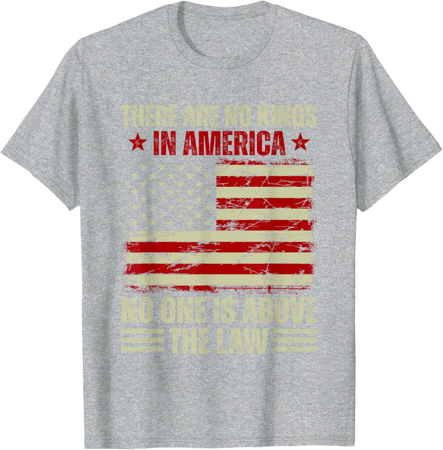 There Are No Kings In America T-Shirt - Stand For Justice and Equality - 12