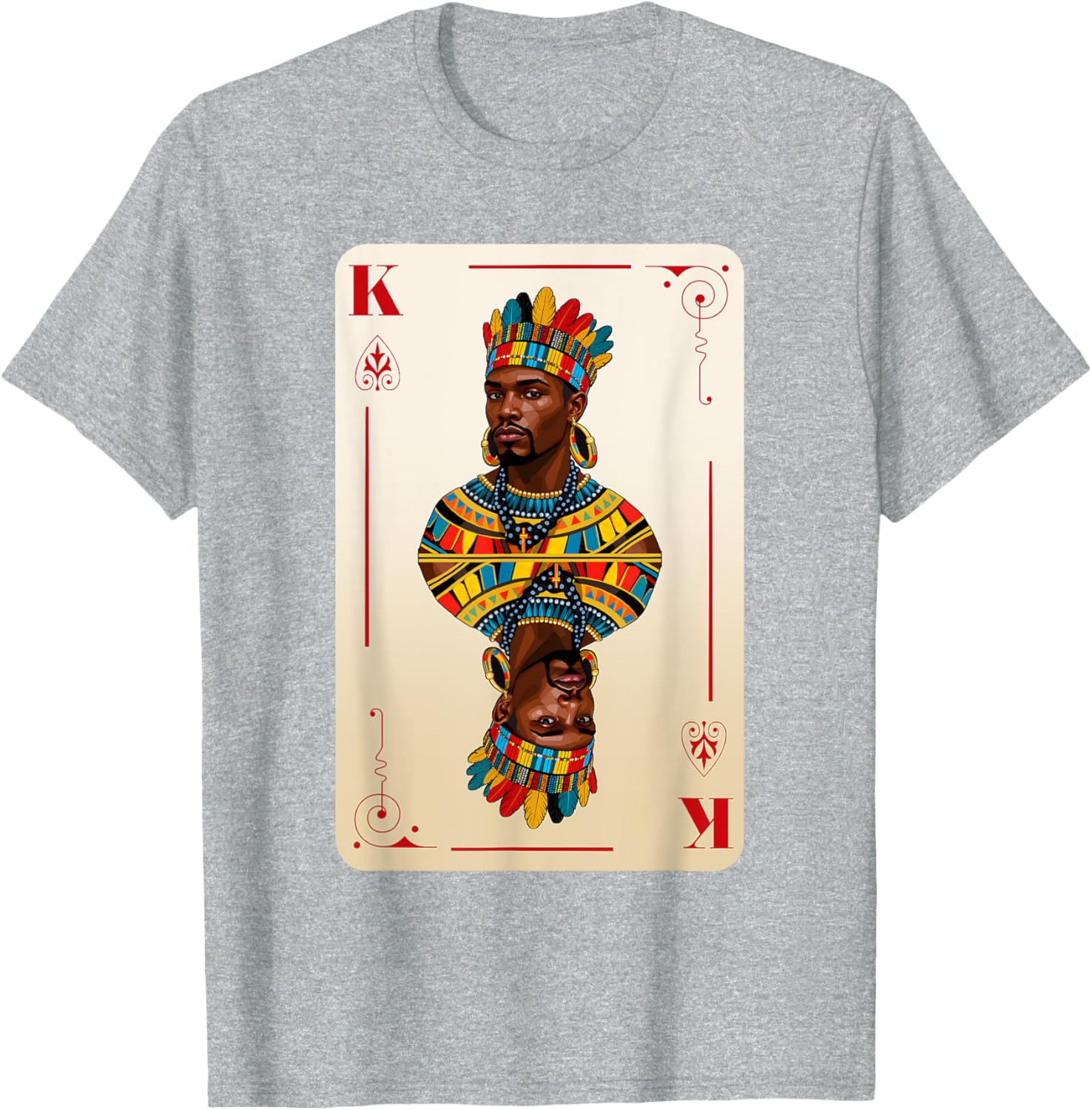 African King Black Pride BHM Couples T-Shirt for Men - Matching Style - 5