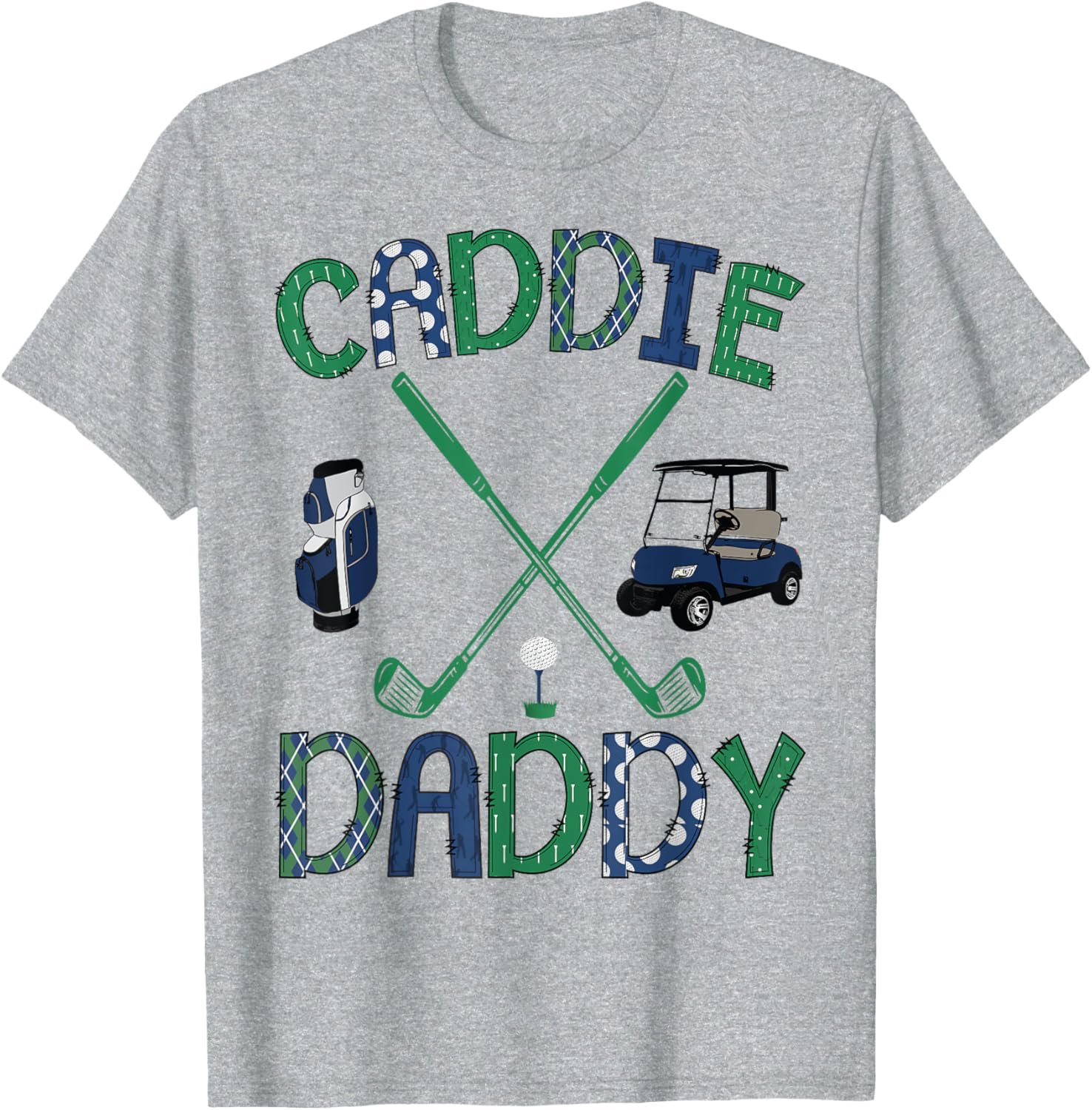 Caddie Daddy Hole in One Birthday Golfer T-Shirt for Golf Lovers - 5